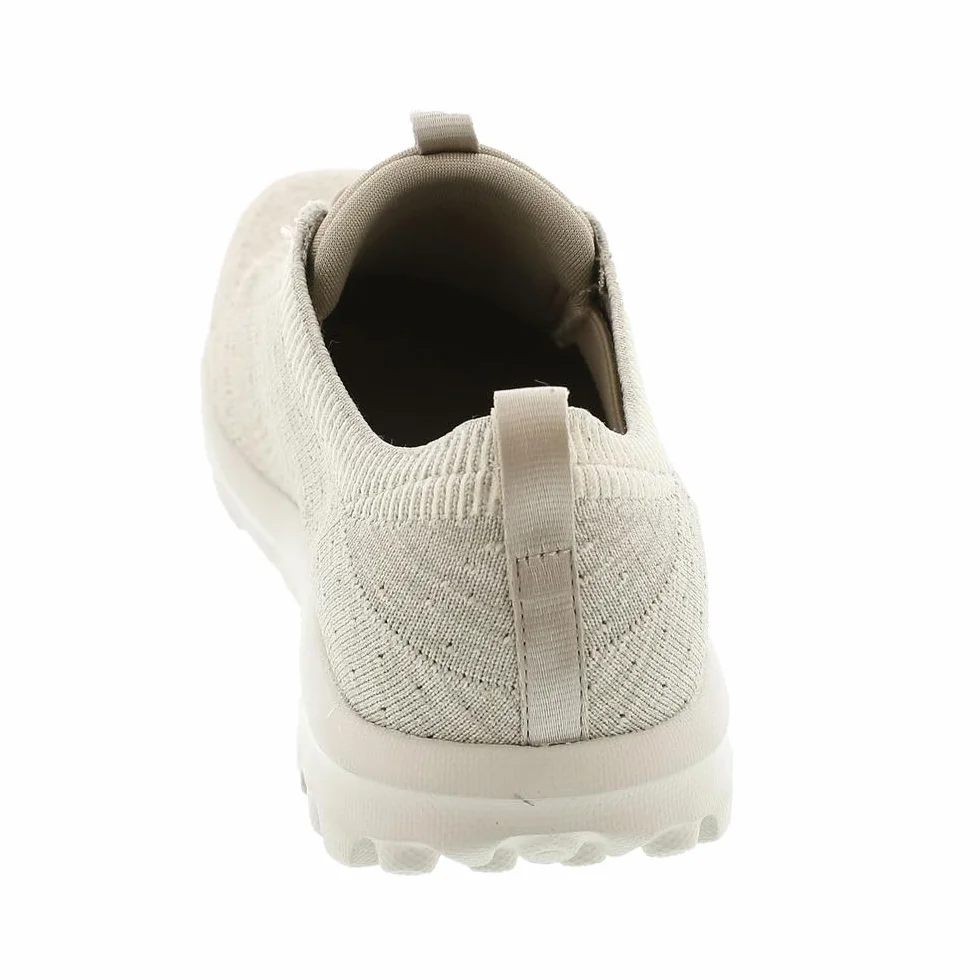 Skechers Damskie buty sportowe Go Walk Travel – Radiant Moon, szarobrązowy, 40.5 EU