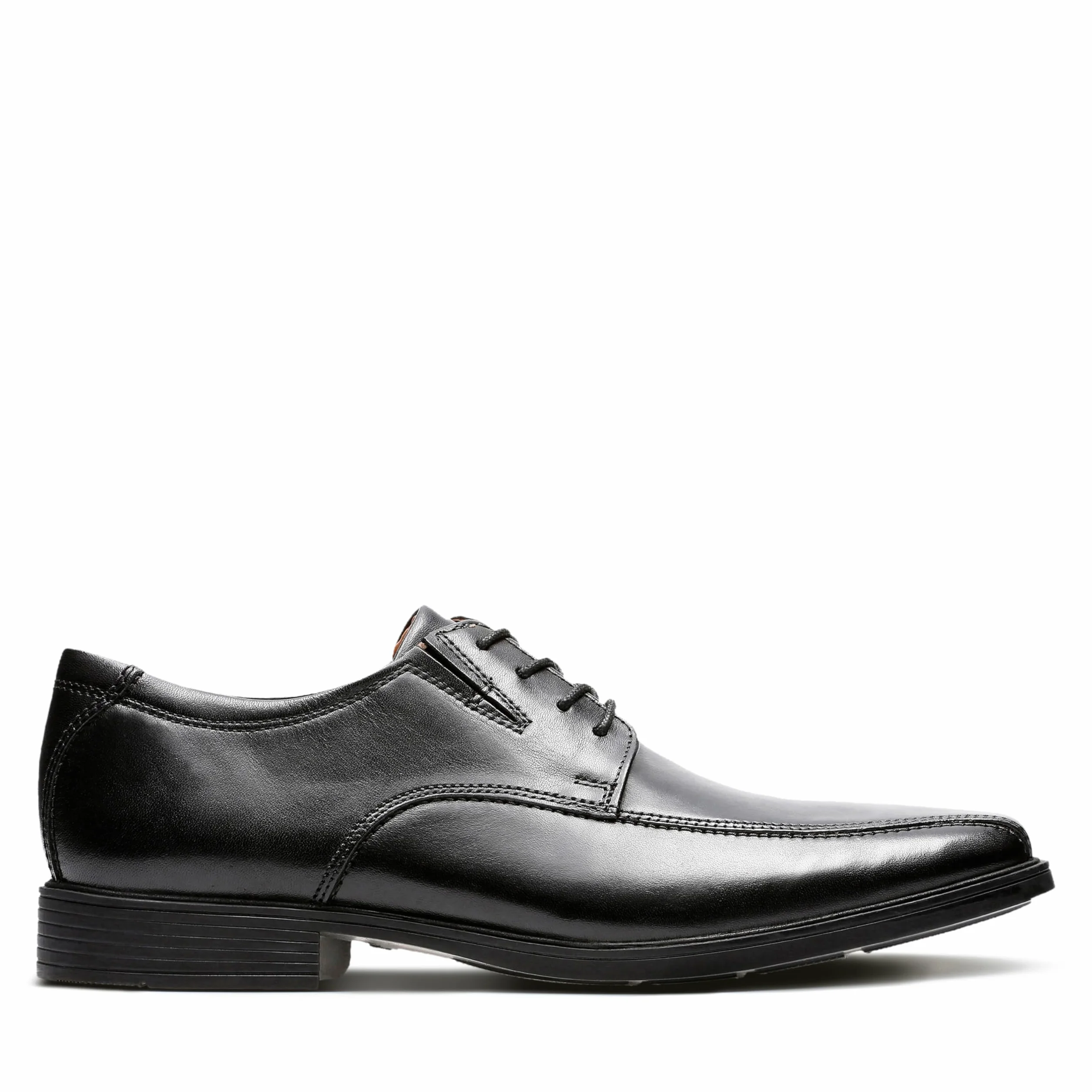 Clarks Tilden Walk Mens Black Leather, 8.5