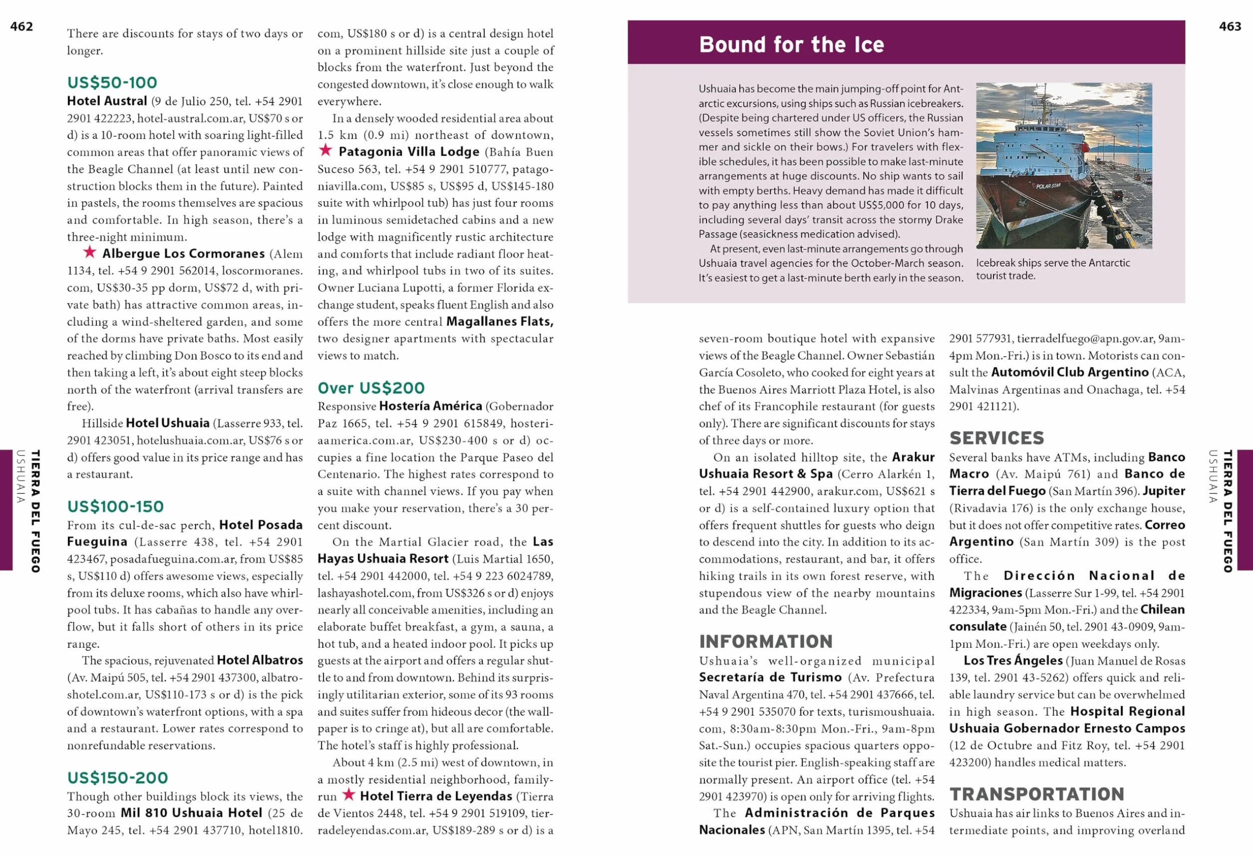Moon Patagonia: With National Parks in Argentina & Chile: Fjords, Glaciers, Road Trips