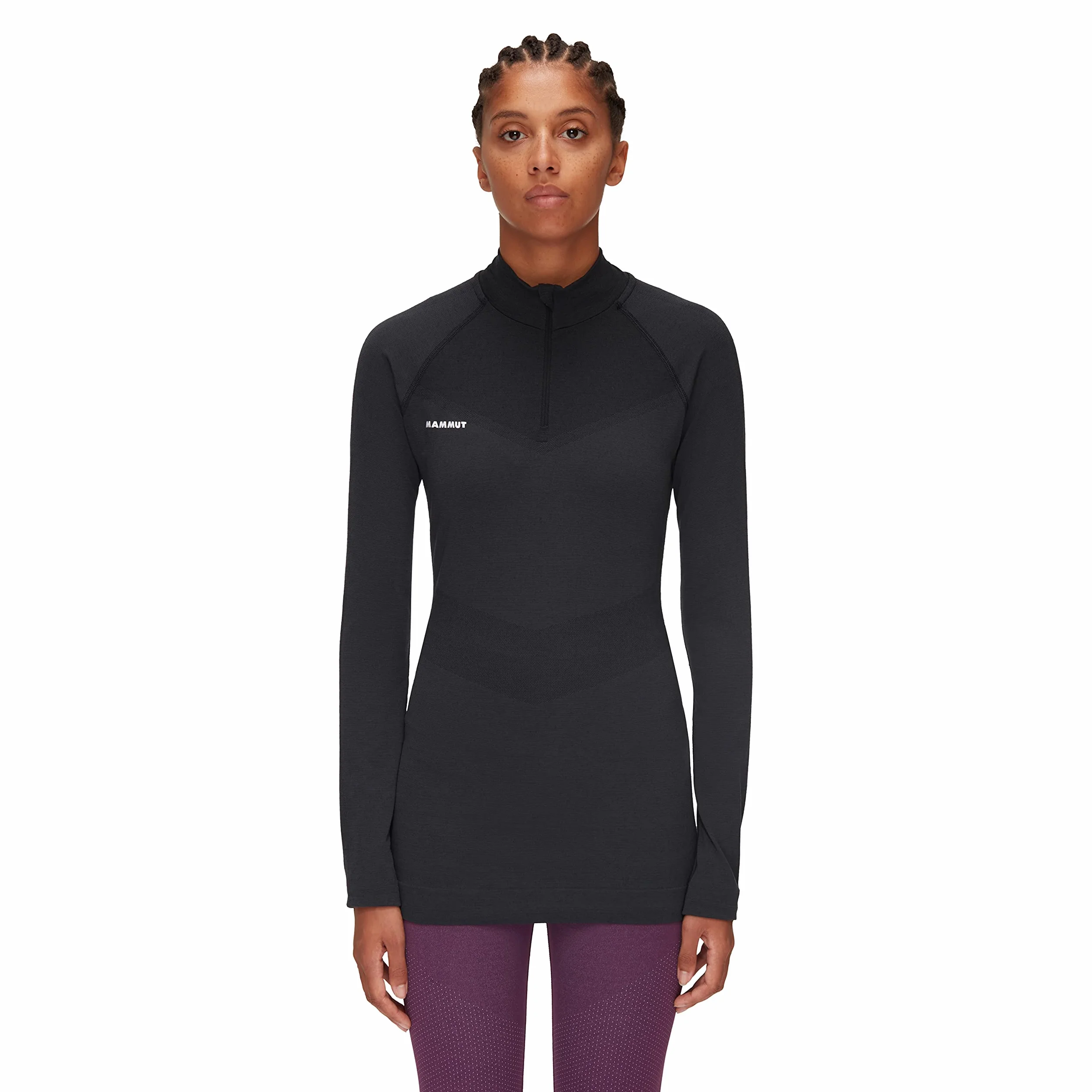 Mammut Koszulka Kobiety Damska koszulka z długim rękawem Trift Half Zip