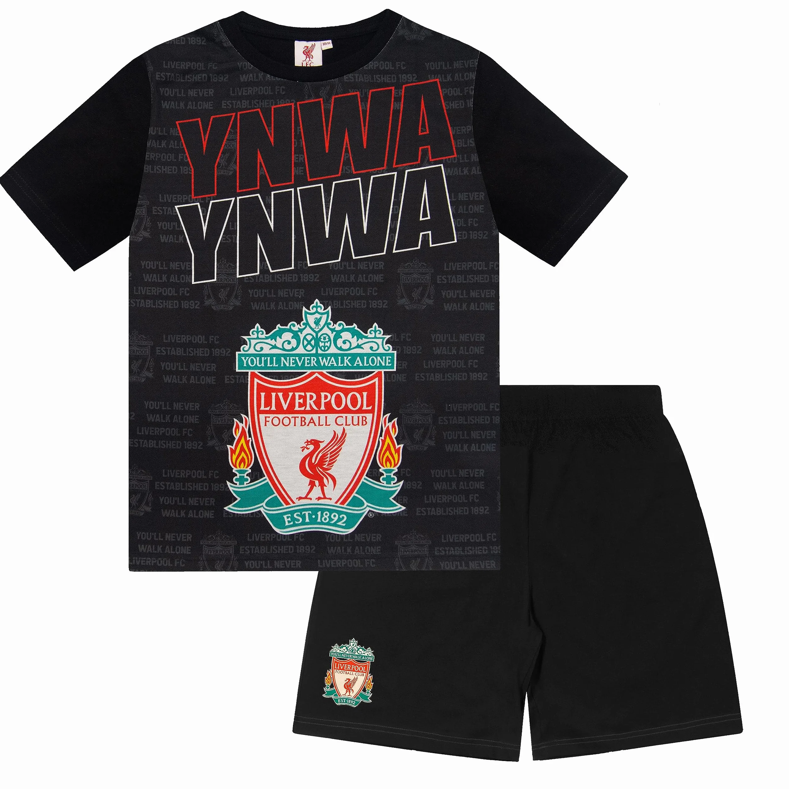 Liverpool FC Chłopięca piżama krótka dziecięca oficjalny prezent piłkarski
