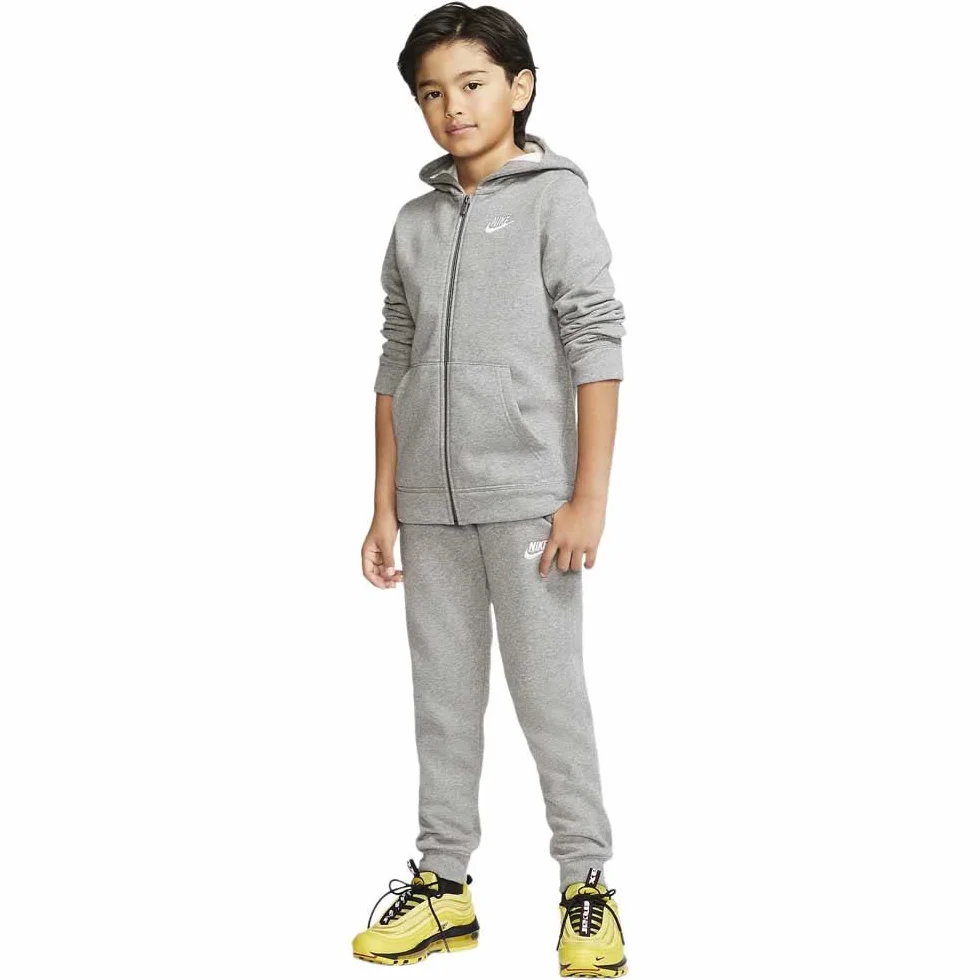 Nike Chłopcy Nsw Core Bf Survetements Dres, Szary (091 Carbon Heather), Rozmiar S