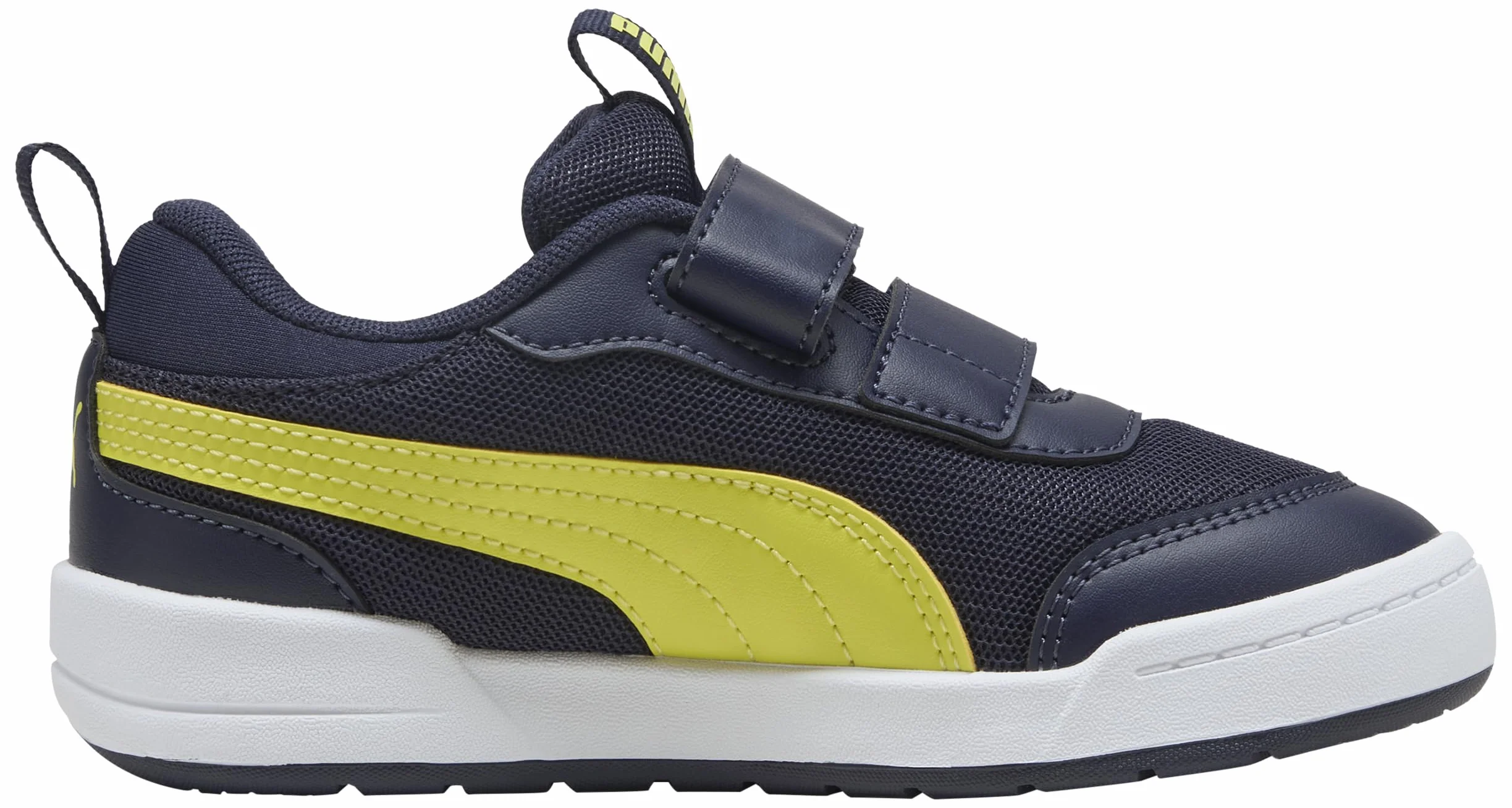 PUMA MULTIFLEX 2 MESH V PS Sneaker, Navy-LUX Lime, 11 UK Child, Puma Navy Lux Limonka, 29 EU