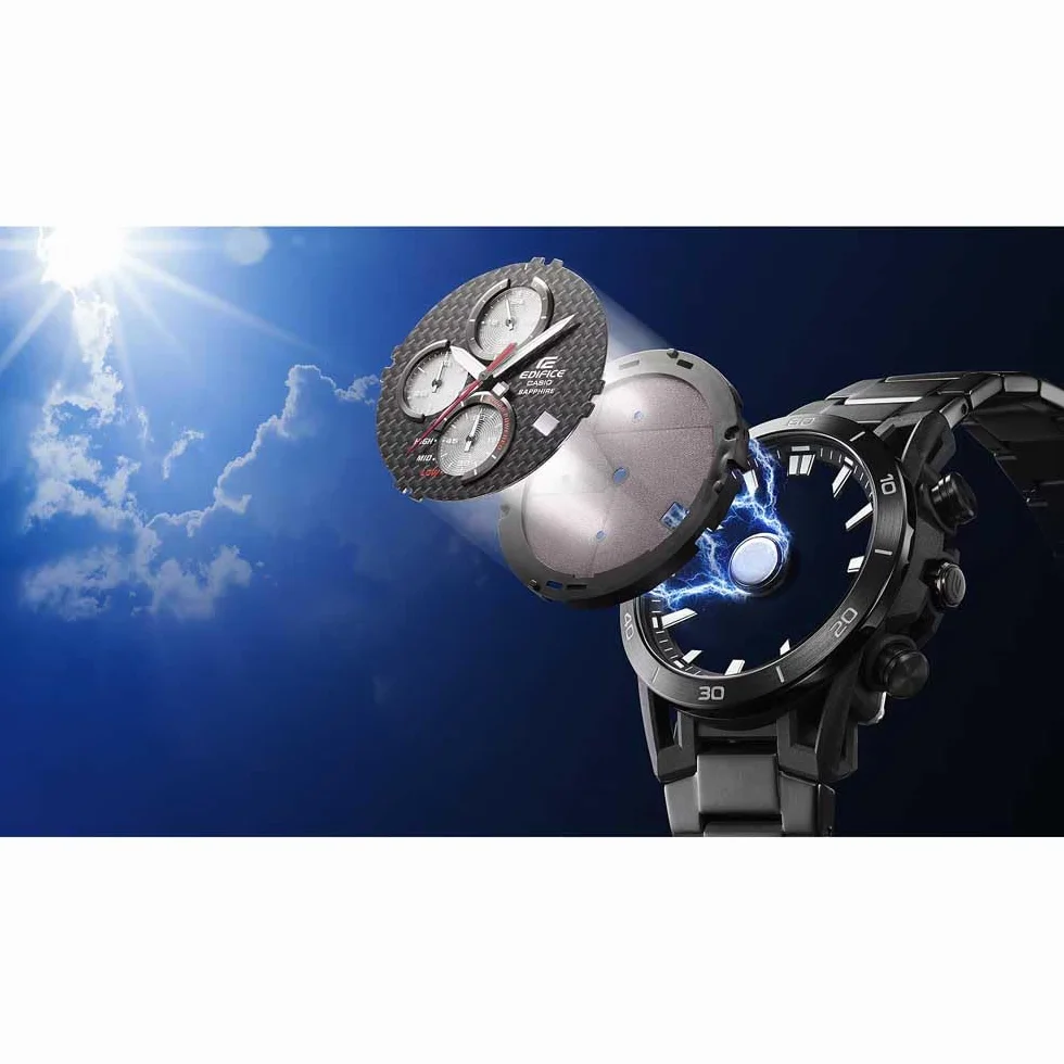 Casio Watch EFS-S640PB-1AVUEF, czarny, Pasek