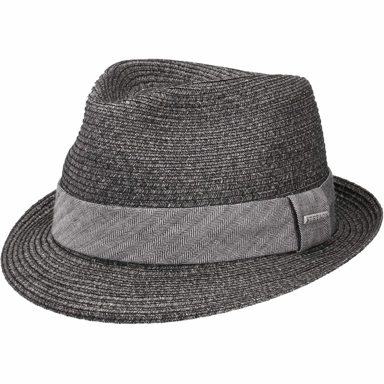Stetson Reidton Toyo Trilby kapelusz słomkowy męski – melanżowy kapelusz z tasiemką garnitującą – kapelusz przeciwsłoneczny ze słomy Toyo – kapelusz męski – kapelusz letni na wiosnę/lato – kapelusz