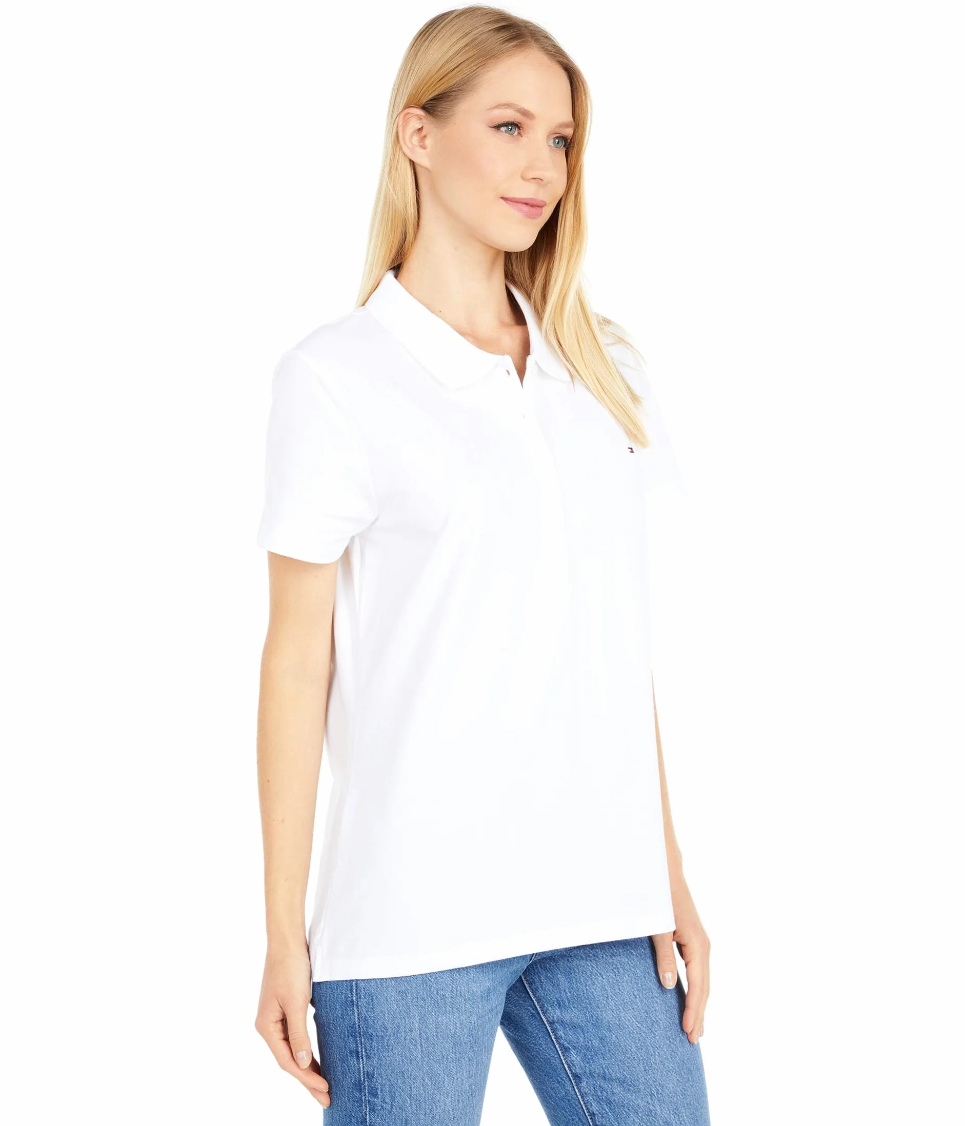 Tommy Hilfiger Damska koszulka polo Tommy Hilfiger Solid, biały, L