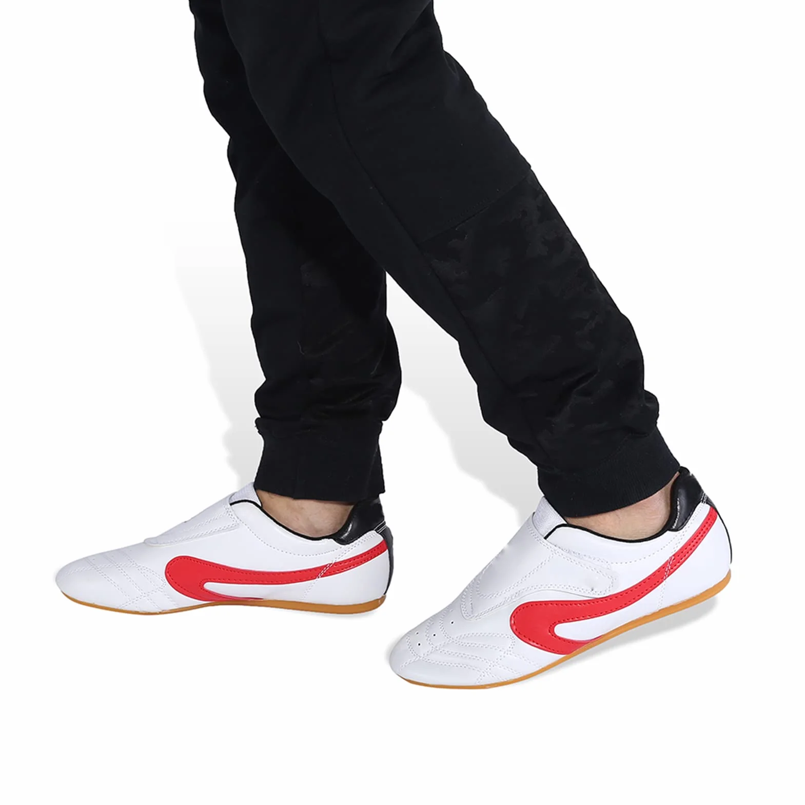 Regun Taekwondo Buty Taekwondo Unisex Boks Kung Fu Tai Chi Sport Buty gimnastyczne dla dzieci Dorosłych, kolorowe, 32 EU