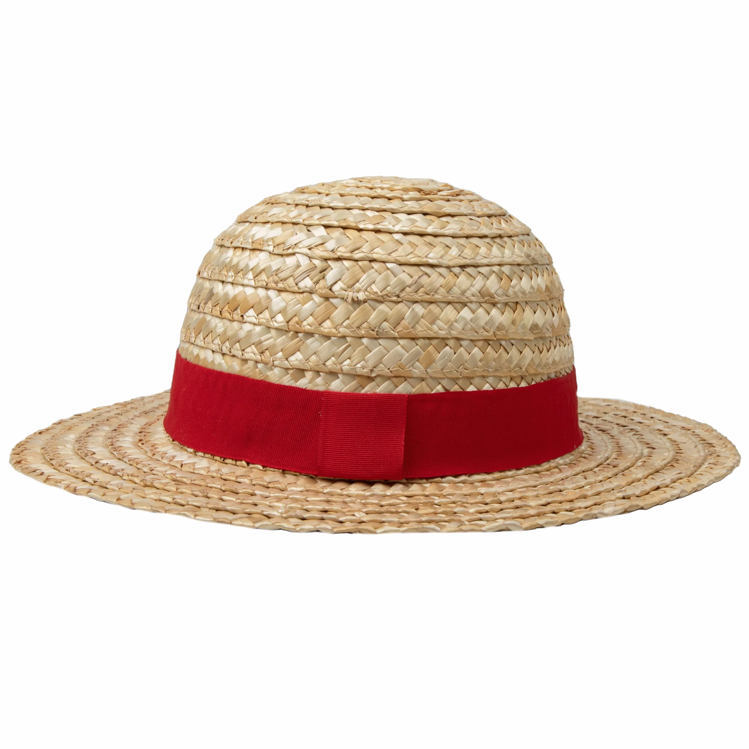 Cinereplicas One Piece - Luffy Słomkowy Kapelusz 58-61 cm - Oficjalna Licencja, Czerwony i jasnożółty, rozmiar uniwersalny