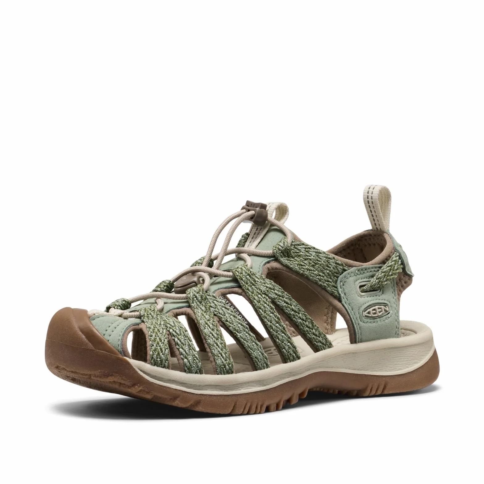 KEEN Damskie sandały Whisper, Lily Pad, 40 EU, Lily Pad, 40.5 EU