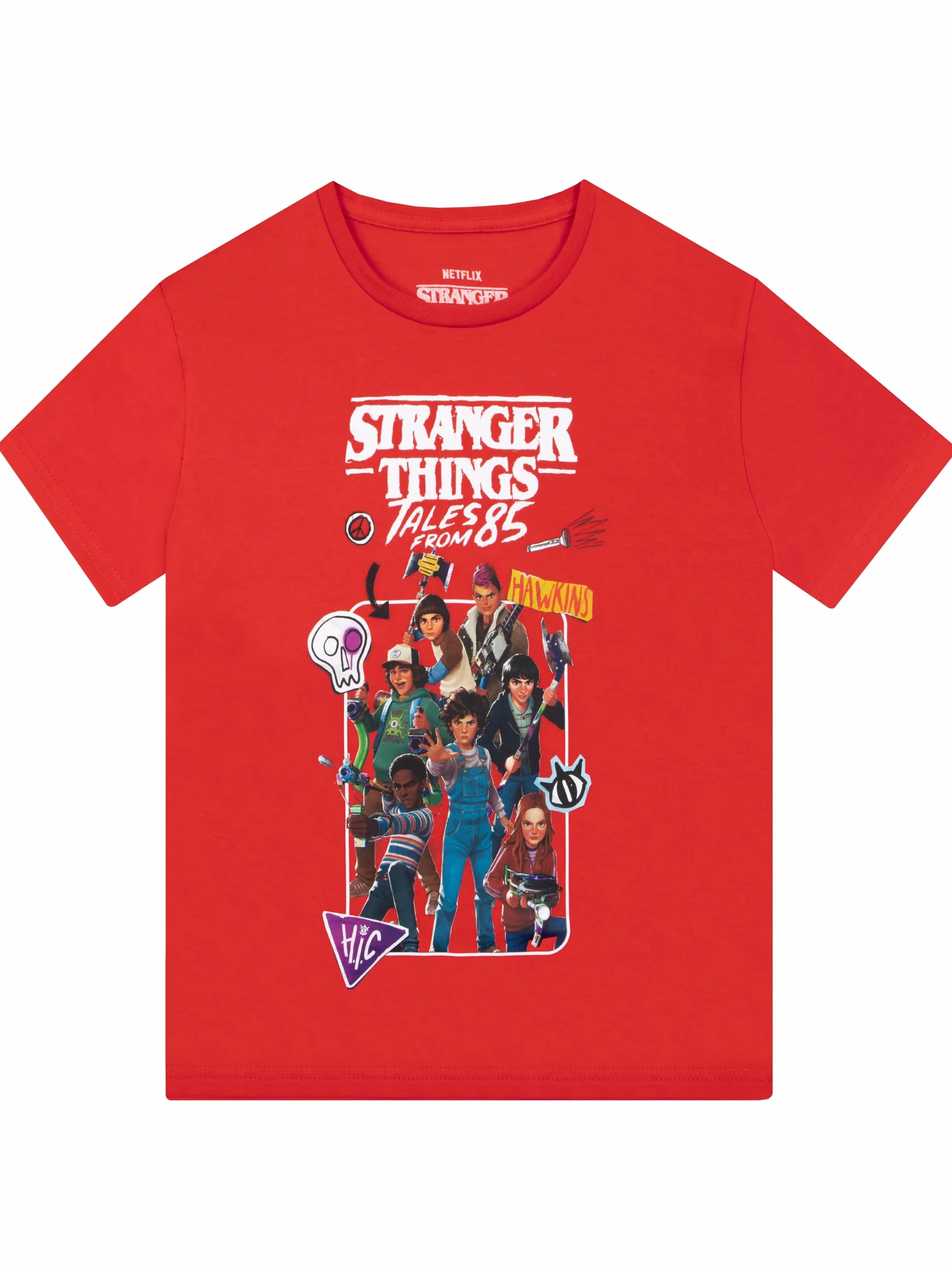 Stranger Things Koszulka Dla Chłopca, T-Shirt Z Krótkim Rękawem Dla Chłopca, Odzież Dziecięca Tales From 85