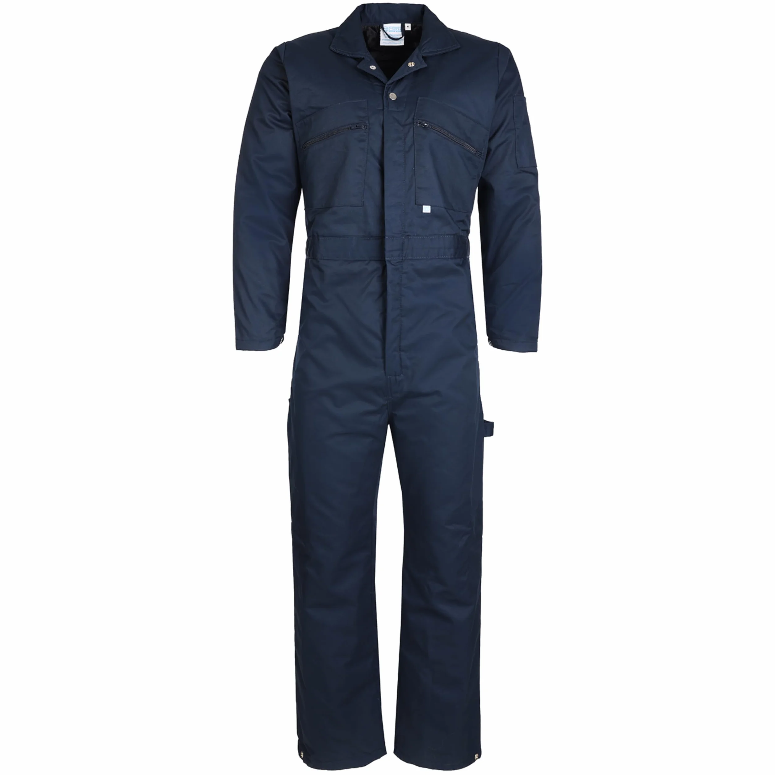 Blue Castle 377/NV-XXL 2X-Duży pikowany kombinezon kotlowy - niebieski