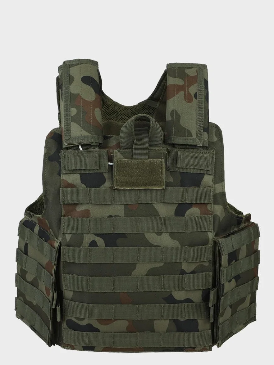Dominator Camo kamizelka taktyczna CIRAS Maritime Molle, dla wojska i policji, męska, outdoorowa kamizelka myśliwska, kamizelka polowa CS do Airsoft i Paintball z wyposażeniem Molle