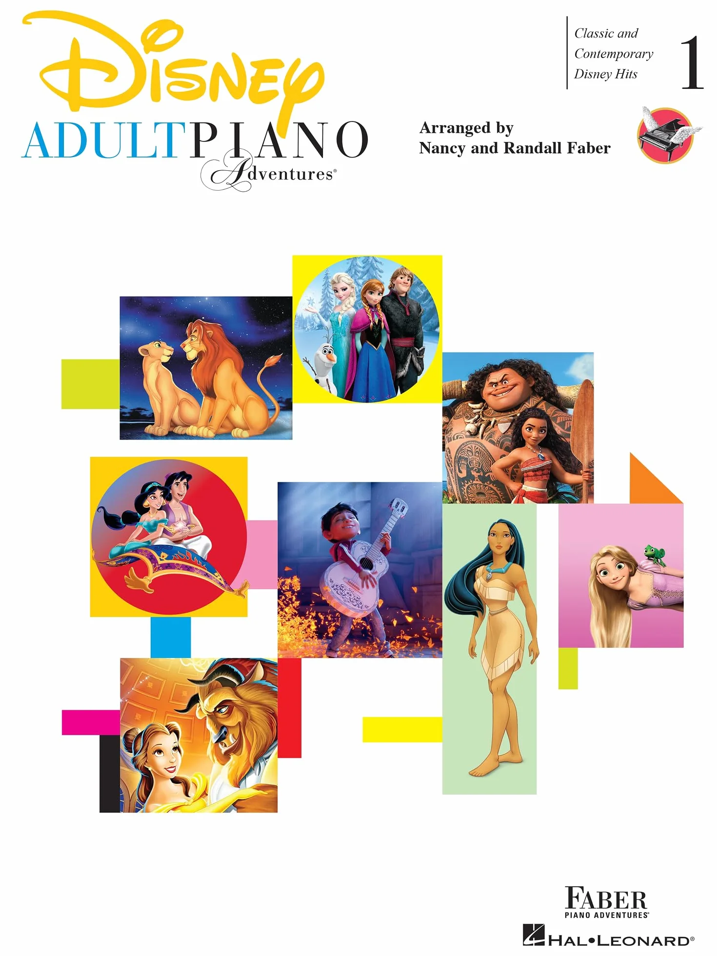 Adult Piano Adventures - Disney Book 1: Classic and Contemporary Disney Hits
