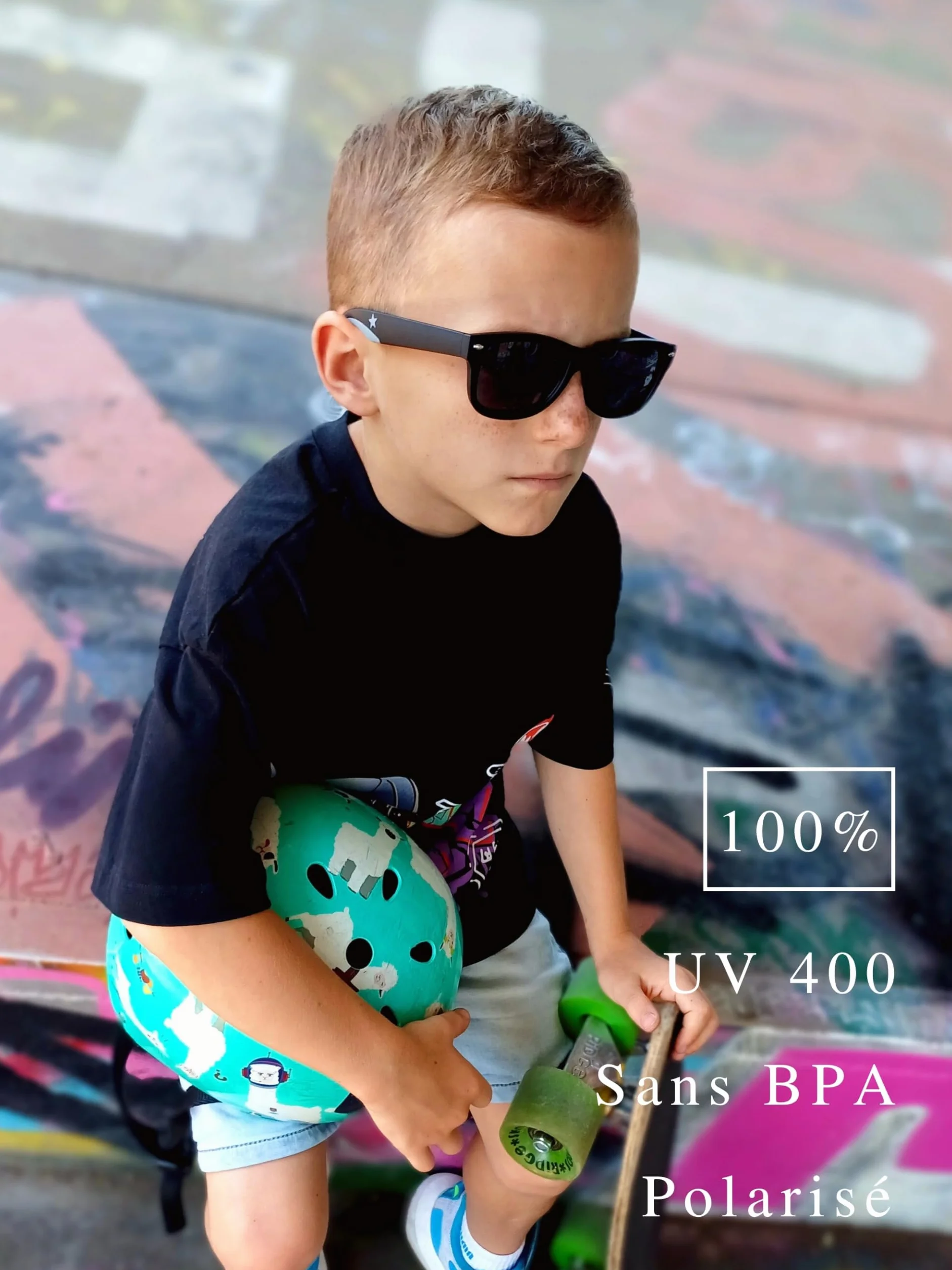 ActiveSol Dziecięce okulary przeciwsłoneczne od 6 lat, polaryzacyjne okulary przeciwsłoneczne dla dzieci dla chłopców i dziewczynek, ochrona UV400, nie zawierają BPA i elastyczne