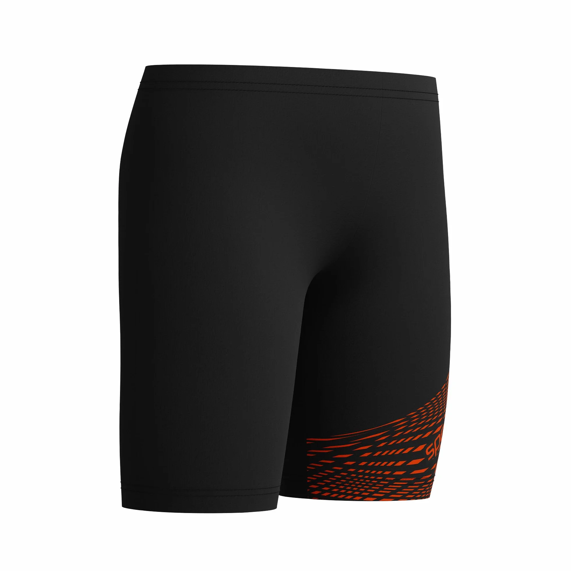 Speedo Chłopcy Medley Logo Jammer Kąpielówki Pływacy Czerwony Imbir