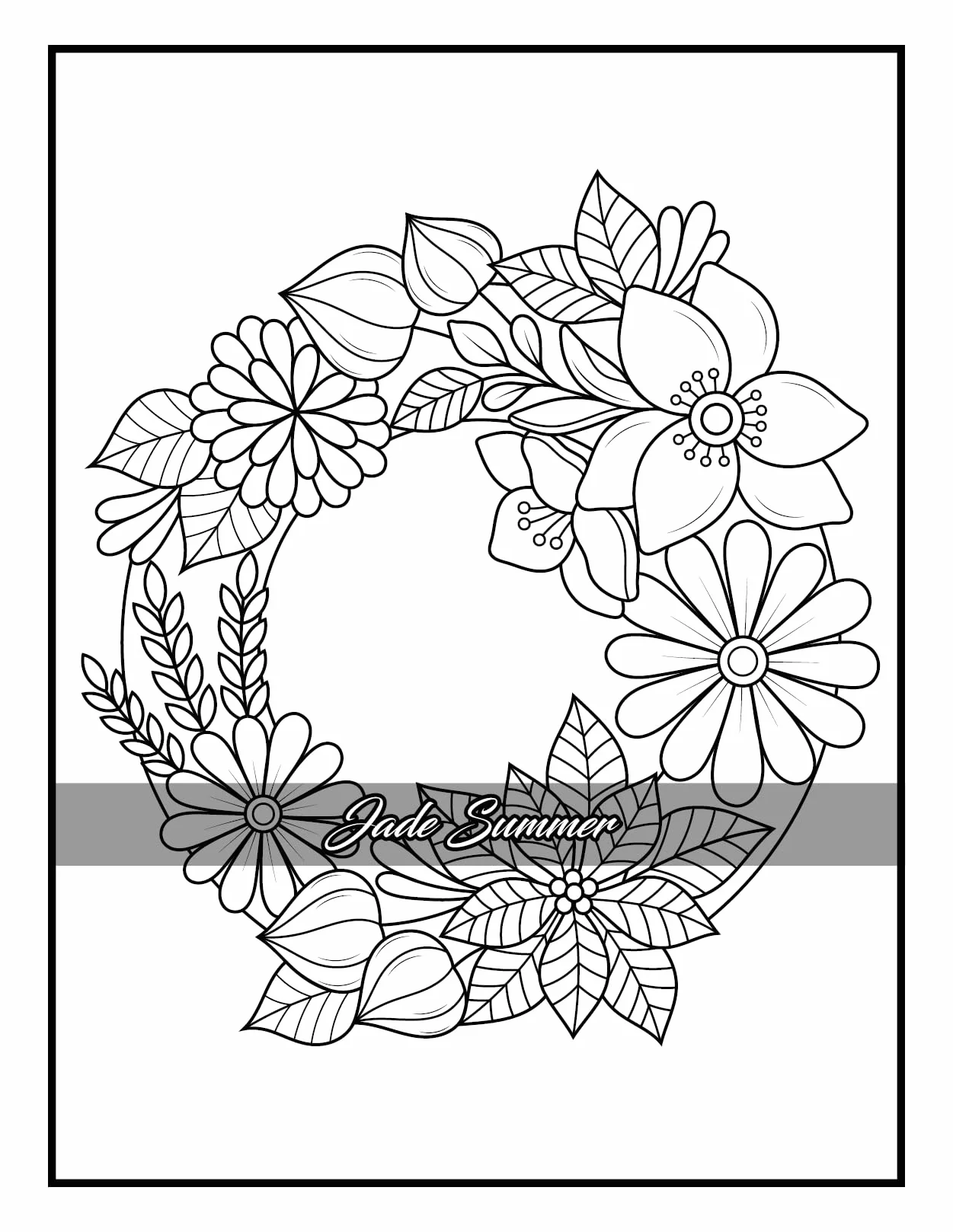 100 Flowers: Adult Coloring Book with Bouquets, Wreaths, Swirls, Patterns, Decorations