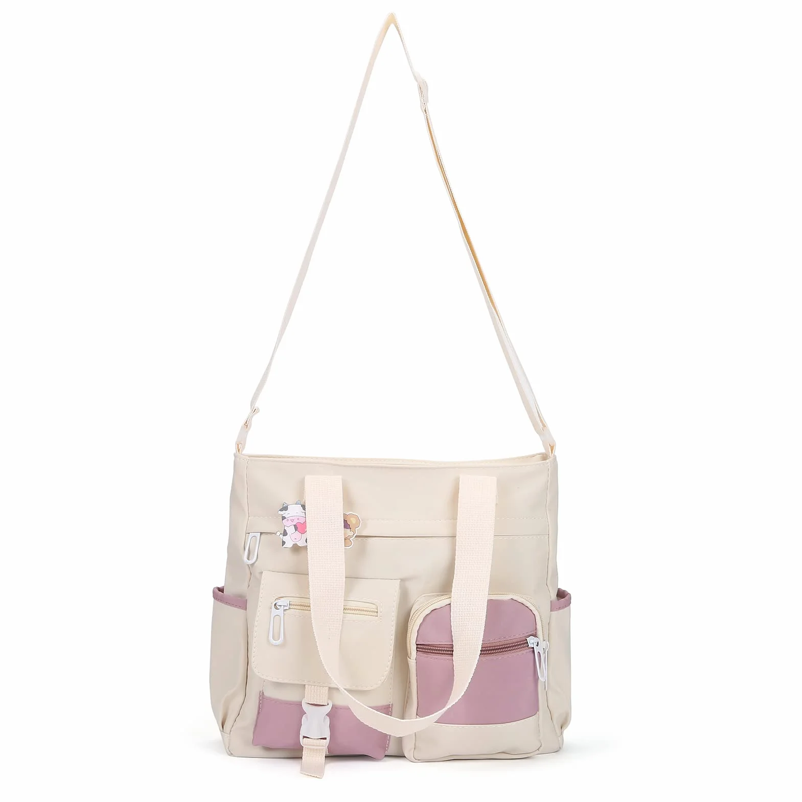 Phaoullzon Urocza torba crossbody dla nastolatek kawaii listonoszka torebka nylonowe torby na ramię