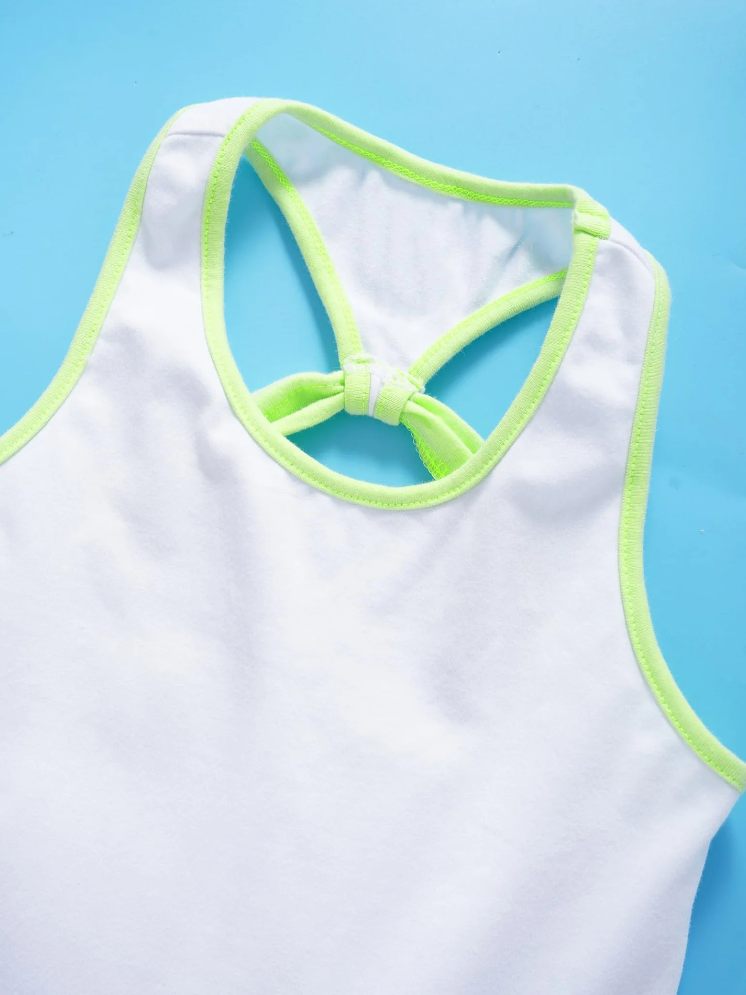 3-częściowy zestaw sportowy dla dziewcząt, sukienka tenisowa, tank top ze spódnicą, tenisem, golfem, badmintonem, sportowym dresem, fitnessu, tańcem, jogą