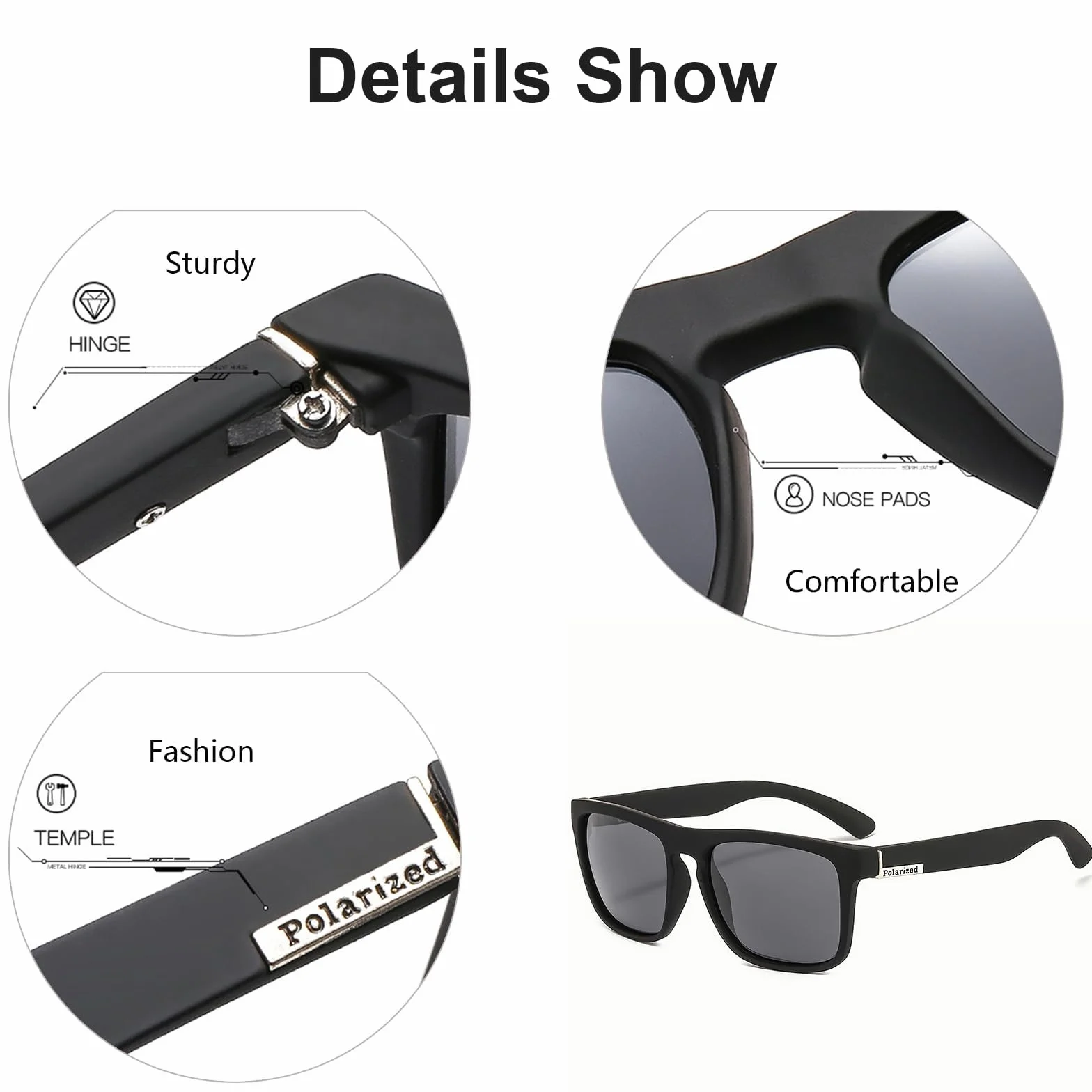 Okulary przeciwsłoneczne, okulary przeciwsłoneczne UV400, polaryzacyjne dla mężczyzn, kobiet, okulary przeciwsłoneczne super lekkie, okulary przeciwsłoneczne męskie do jazdy, jazdy na rowerze
