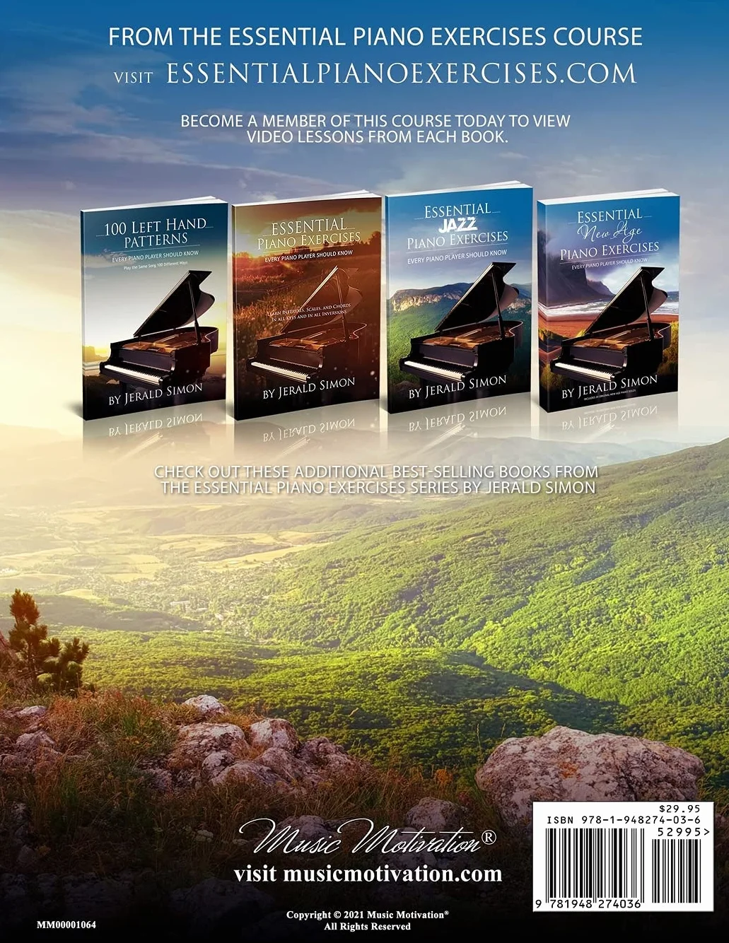 Essential Jazz Piano Exercises Every Piano Player Should Know: Learn jazz basics, including blues scales, ii-V-I chord progressions, modal jazz improv, right hand licks and riffs, and more