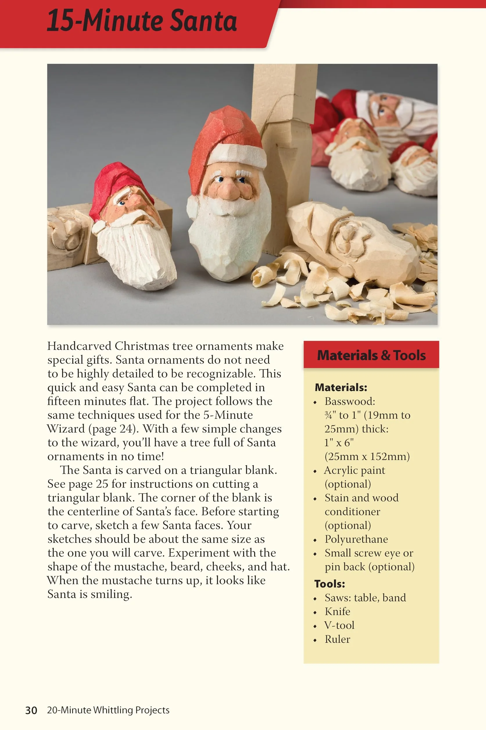 20-Minute Whittling Projects: Fun Things to Carve from Wood