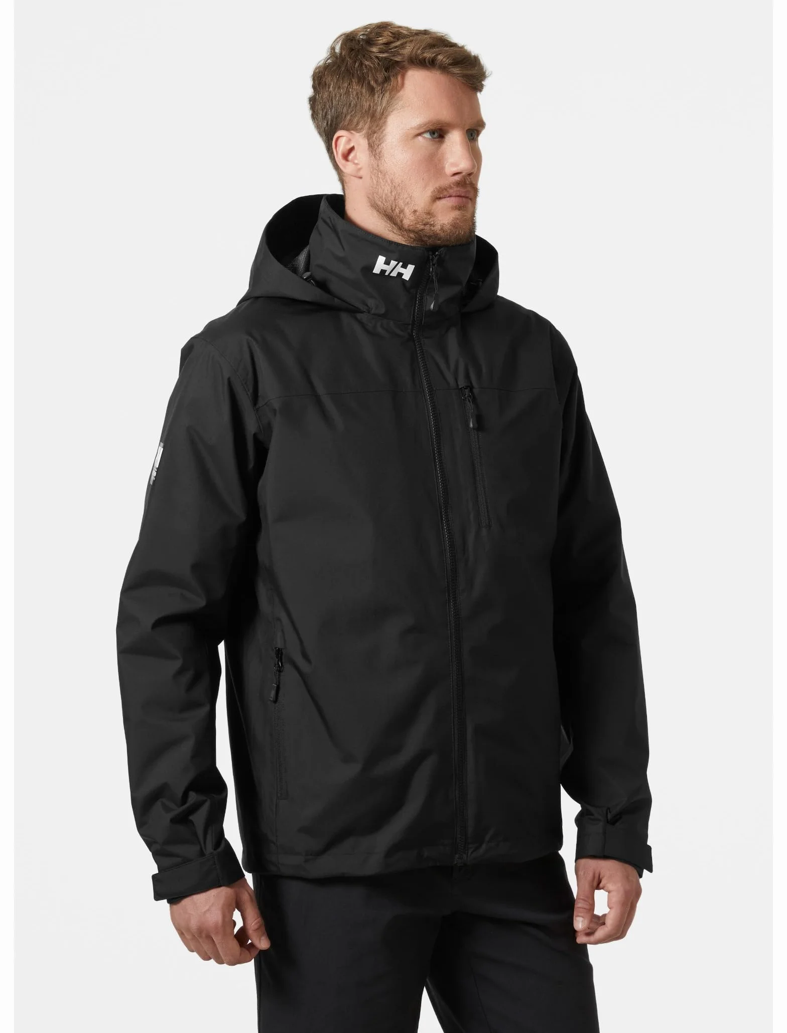 Helly Hansen Męska kurtka żeglarska z kapturem, 990 czarny, M