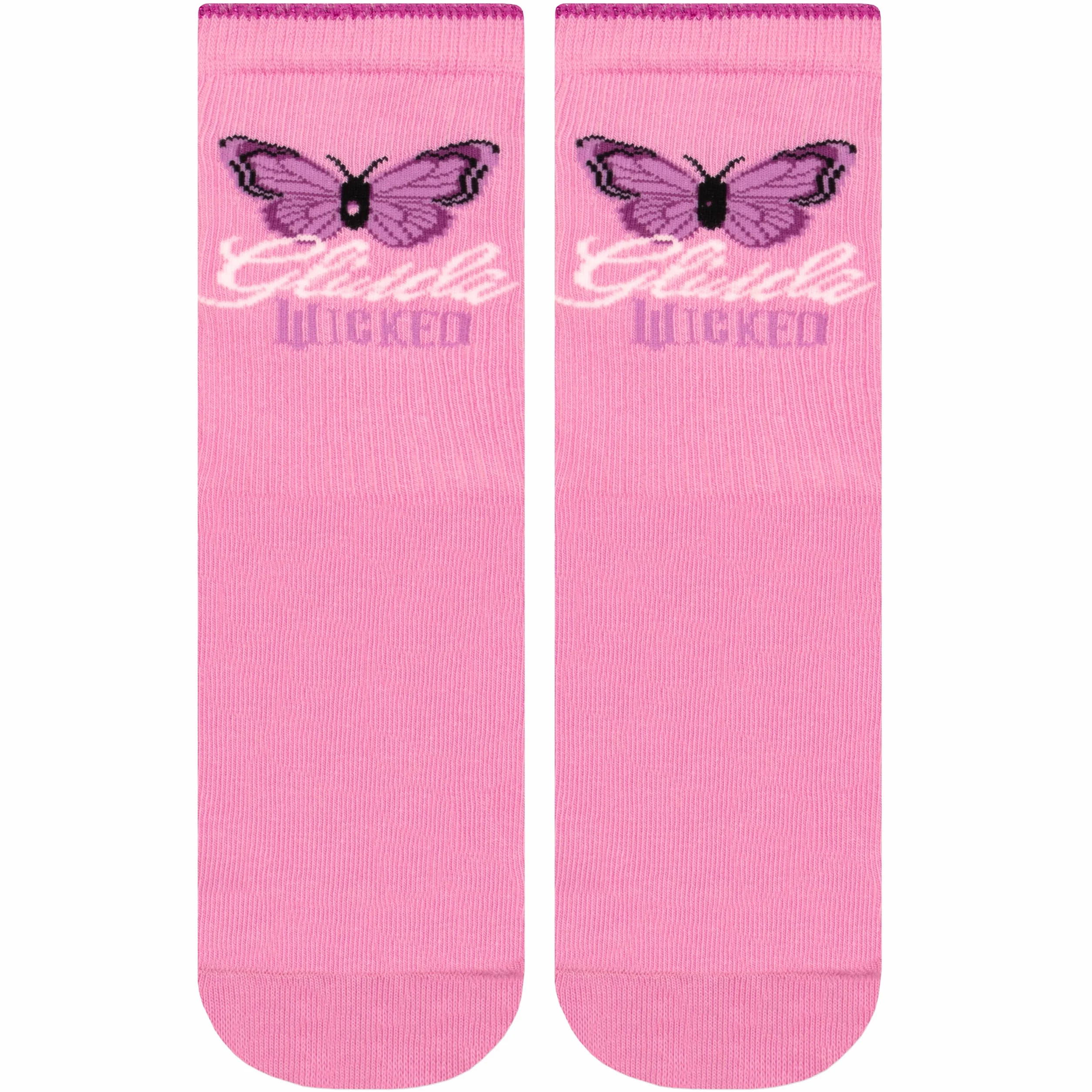 WICKED Skarpetki Dziewczęce 3-Pak, Multipack Glinda i Elphaba Skarpetki dla Dzieci, Oficjalny Merch