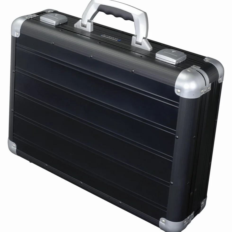 Alumaxx Attaché Venture walizka na laptopa, czarny mat, 45,5 × 33,5 × 13,5 cm, Walizka Attaché Venture czarna - matowa