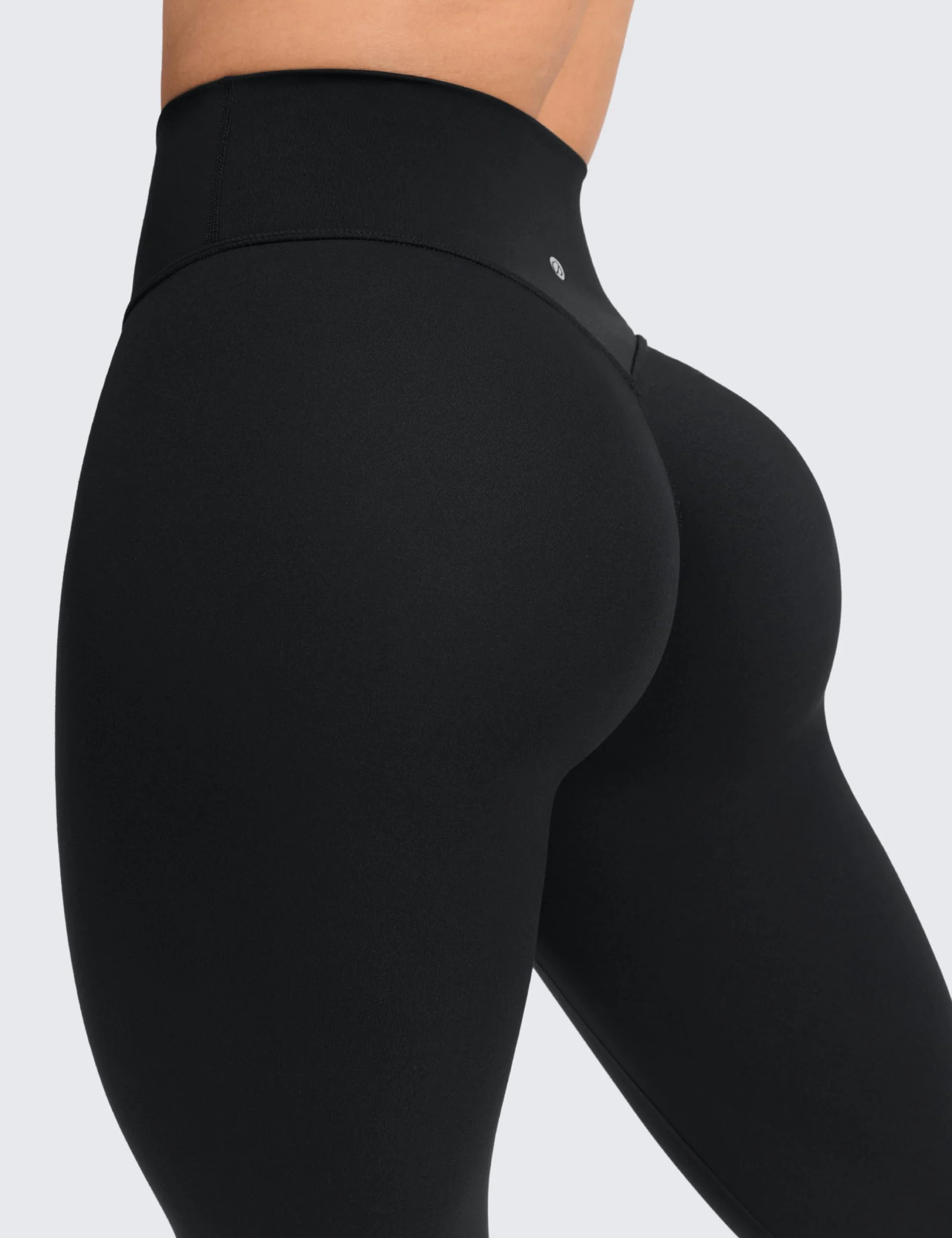 CRZ YOGA Legginsy Secretsculpt Minor bez szwów z przodu 25" - Softretch, damskie spodnie do jogi z wysokim stanem maślane miękkie podnoszące pośladki