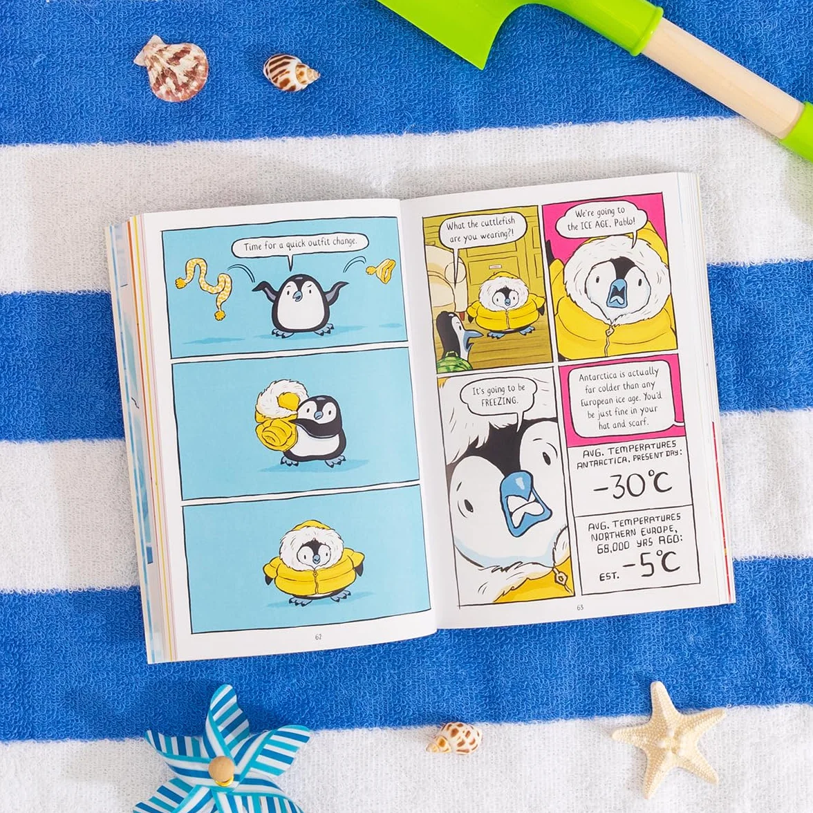 Pablo and Splash: Frozen in Time: The hilarious kids' graphic novel series about time-travelling penguins