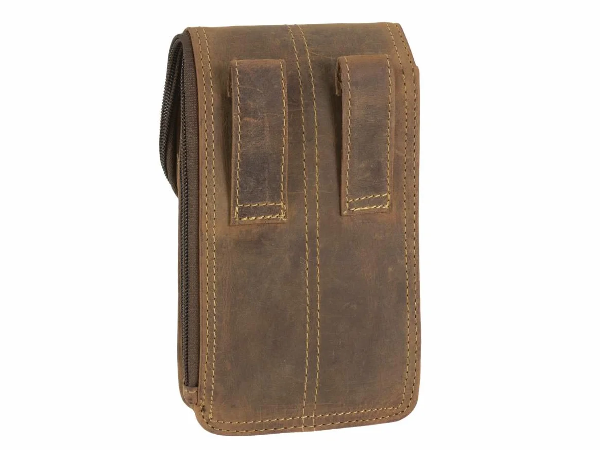 Greenburry Vintage saszetka na pasek ze skóry 10 cm