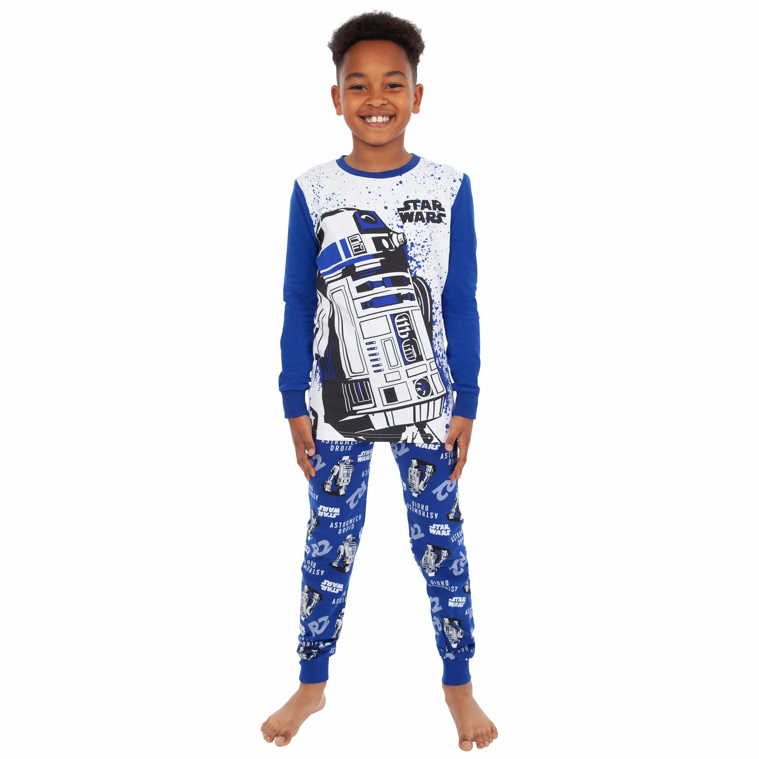 Star Wars Piżama chłopięca R2D2 - Slim Fit