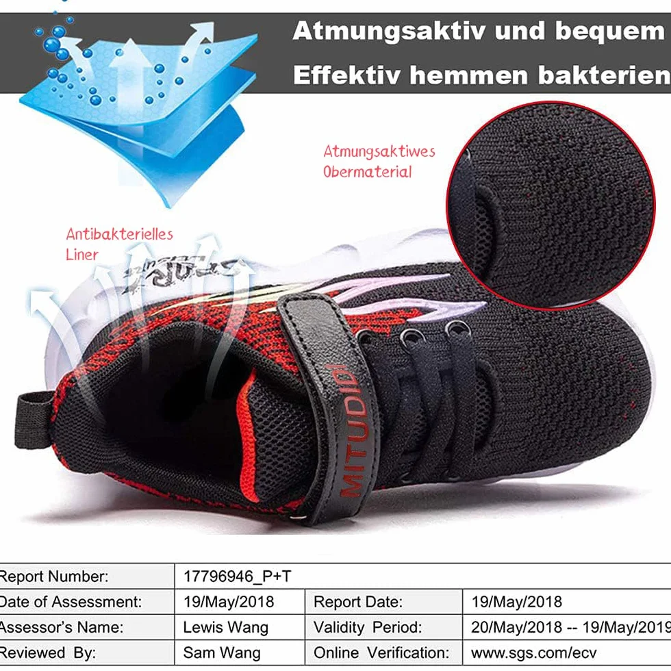 Buty Dziecięce Chłopców Dziewczynek Trampki Sneakers Halowe Sportowe Outdoorowe Shoes Do Biegania Na Czas Wolny Niebieski 26-37 EU