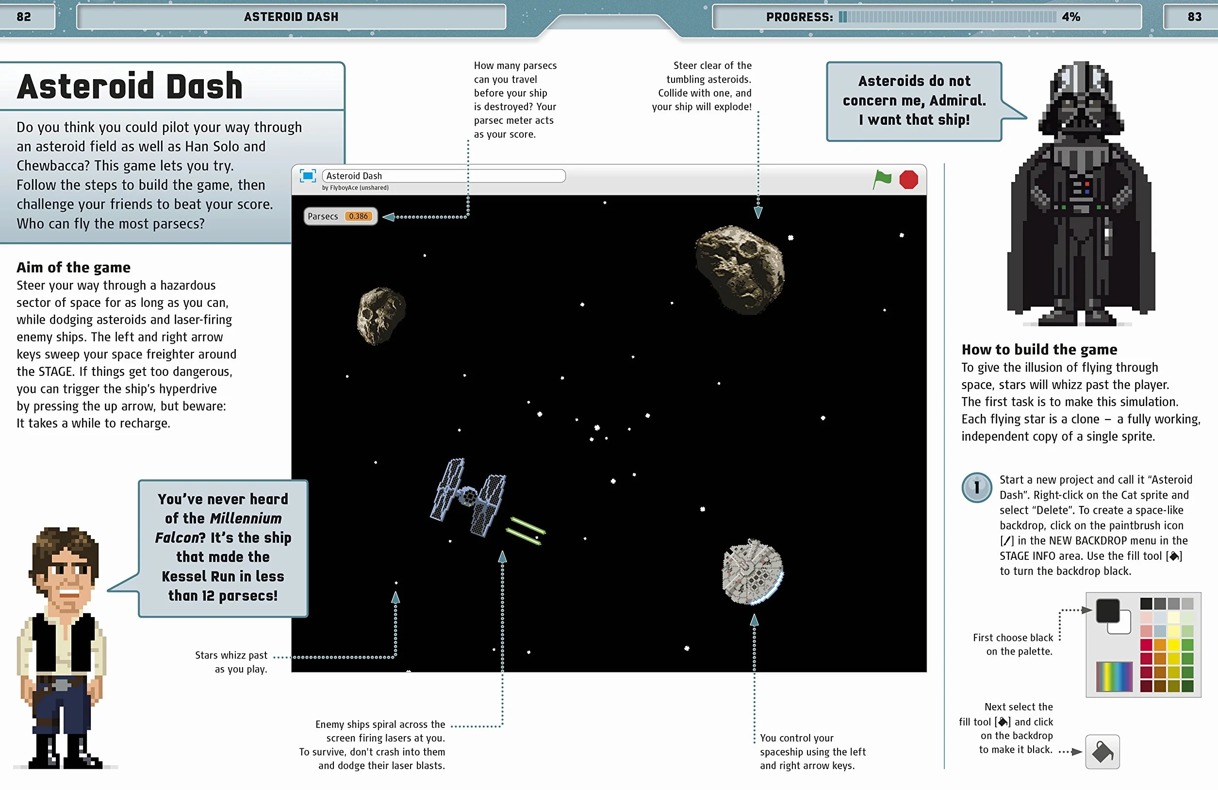 Star Wars Coding Projects: A Step-by-Step Visual Guide to Coding Your Own Animations, Games, Simulations and More!