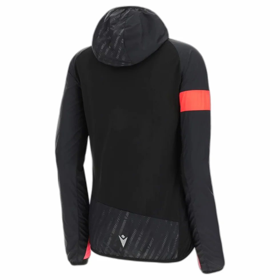 Macron Kurtka wiatroszczelna Kobiety Run Scc Doris Reflex W-break Light Jkt Blk/Ncor Wmn