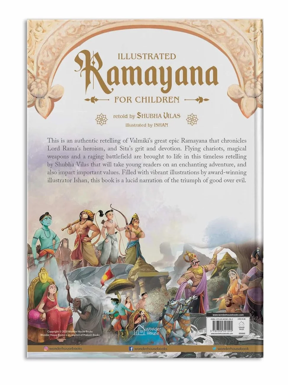Illustrated Ramayana for Children: Immortal Epic of India (Deluxe Edition)