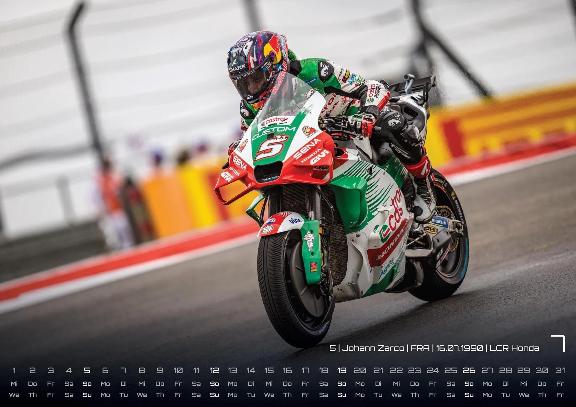 Motorrad Grand Prix 2026 - Kalender | MotoGP DIN A3: Der Wandkalender für alle Zweirad-Verrückten und Fans der MotoGP für das Jahr 2026 im Format DIN A3 (ca. 42 x 30 cm)!