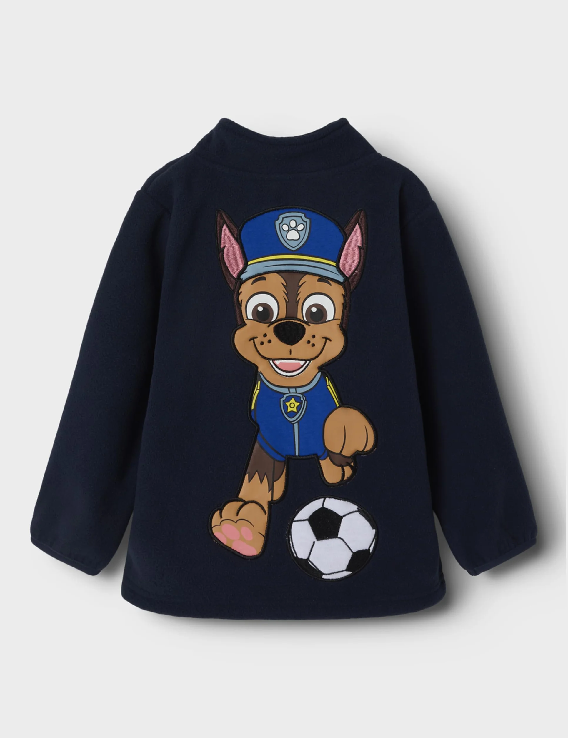 NAME IT Chłopięcy Nmmjohan Psi Fleece W Zip Cplg, granatowy blezer, 110