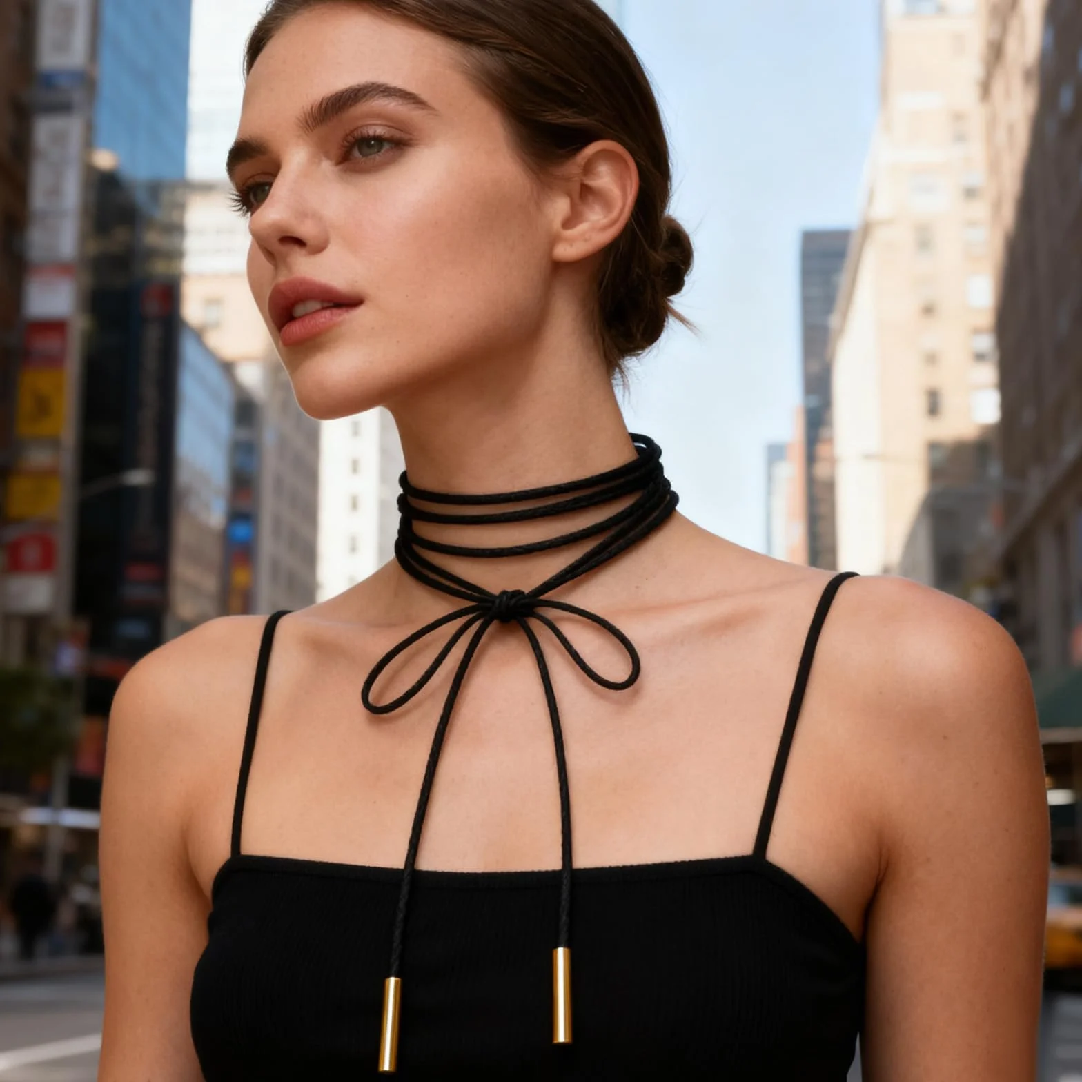 1 x długi naszyjnik typu choker dla kobiet, naszyjnik damski, welurowy, czarny, gotycki naszyjnik z kokardką, styl vintage, na urodziny, Halloween, Boże Narodzenie