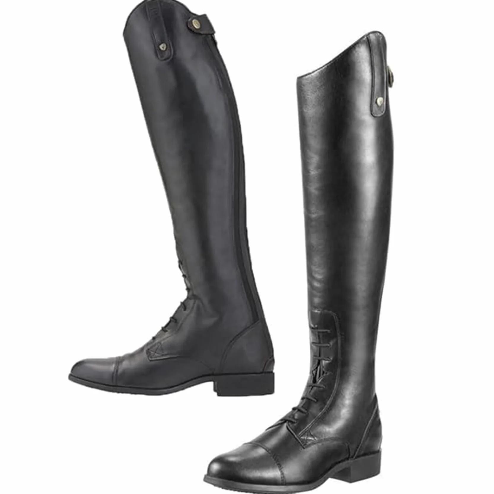 Kobiety Mężczyźni Buty Jeździeckie Retro Sznurowane PU Skórzane Buty Rycerskie Na Zewnątrz Jazda Długie Buty dla Początkujących