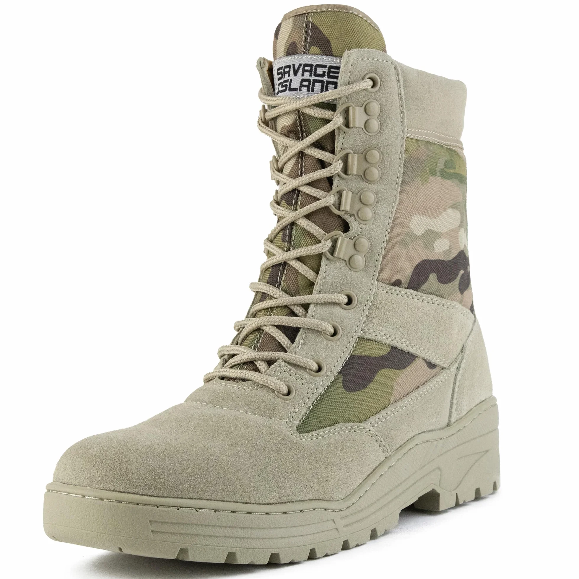 Savage Island Desert Camo Combat Boots buty bojowe wojskowe Bundeswehry Patrol