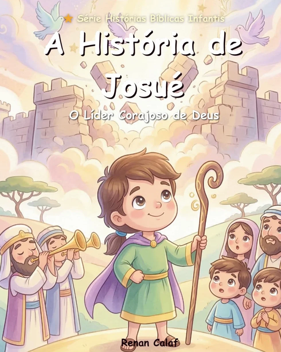 A História de Josué: Livro Bíblico Infantil Sobre Coragem e Fé | Histórias da Bíblia Para Crianças