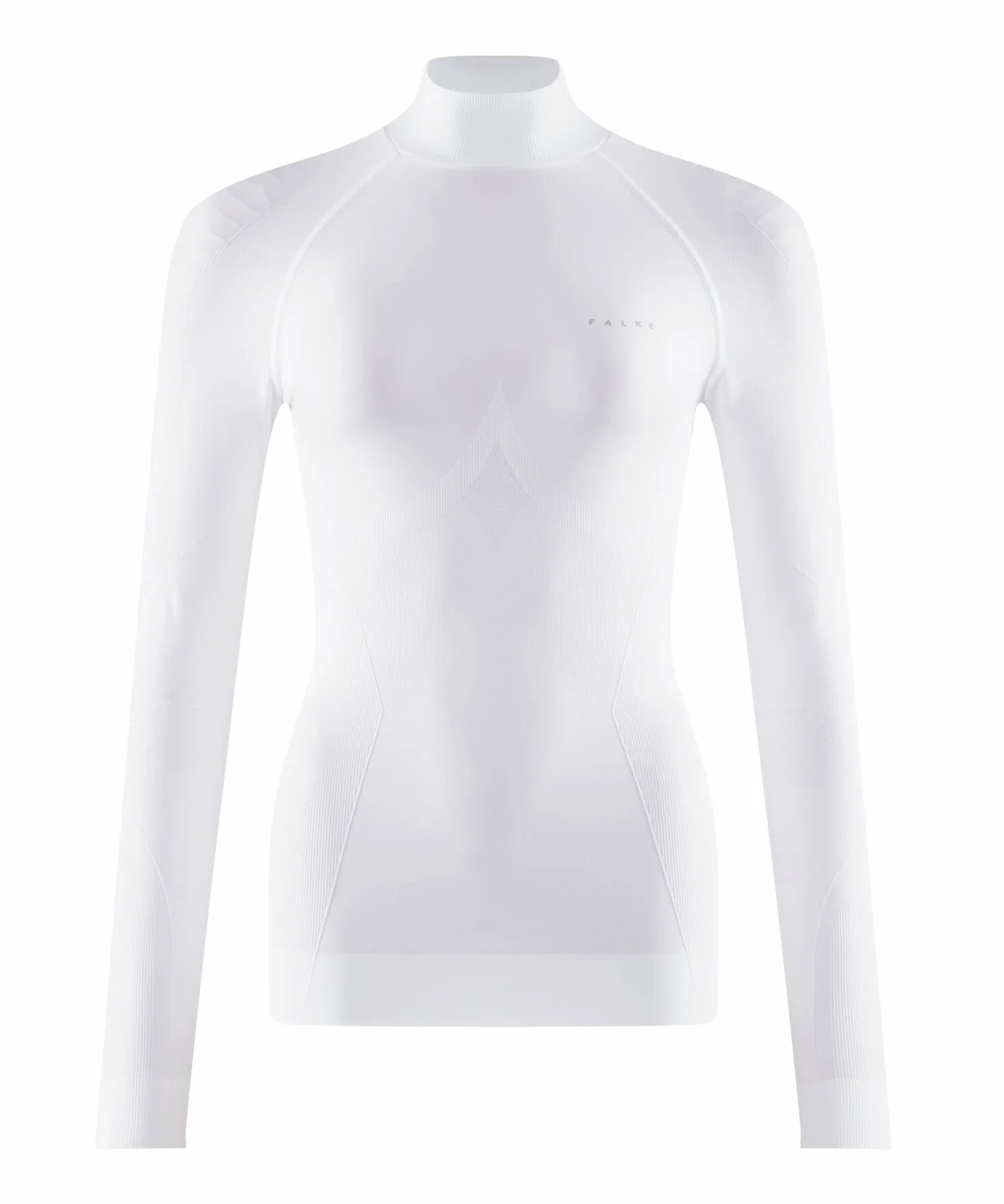 FALKE Kobiety Warstwa podstawowa (góra) Maximum Warm High Neck W L/s Sh materiał funkcyjny szybkoschnące ciepłe 1 Sztuka, Biały White 2860, XL