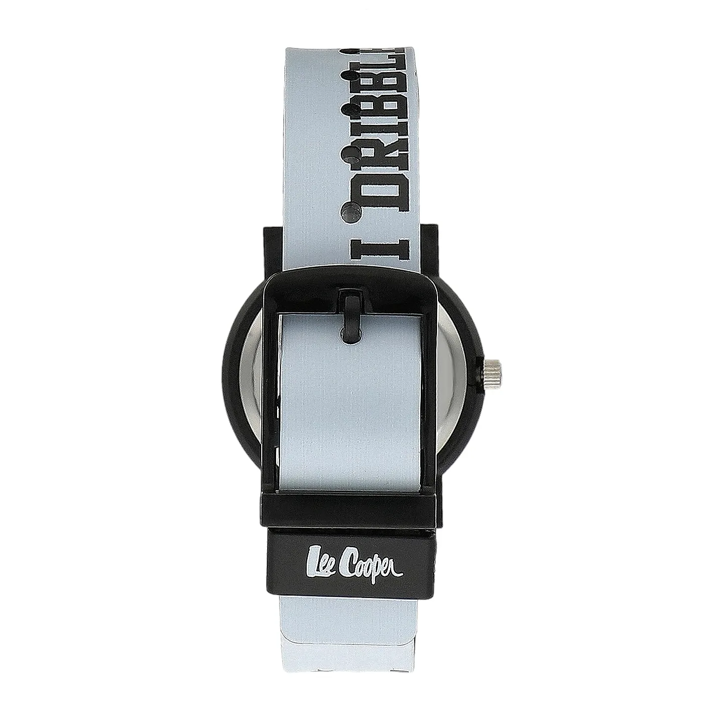 Lee Cooper LC.K.2.653 PC21S Zegarek dziecięcy z mechanizmem analogowym i silikonowym paskiem biały, pasek