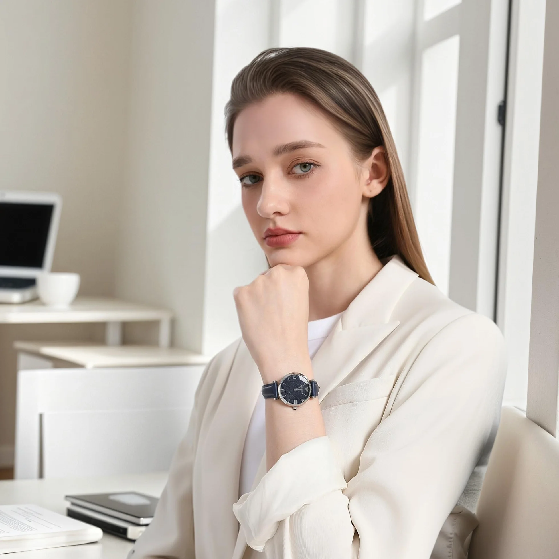 EACHE Najwyższej jakości skórzane paski do zegarków dla kobiet skórzane paski do zegarków dla kobiet odporne na pot 12 mm 14 mm 16 mm 18 mm 20 mm