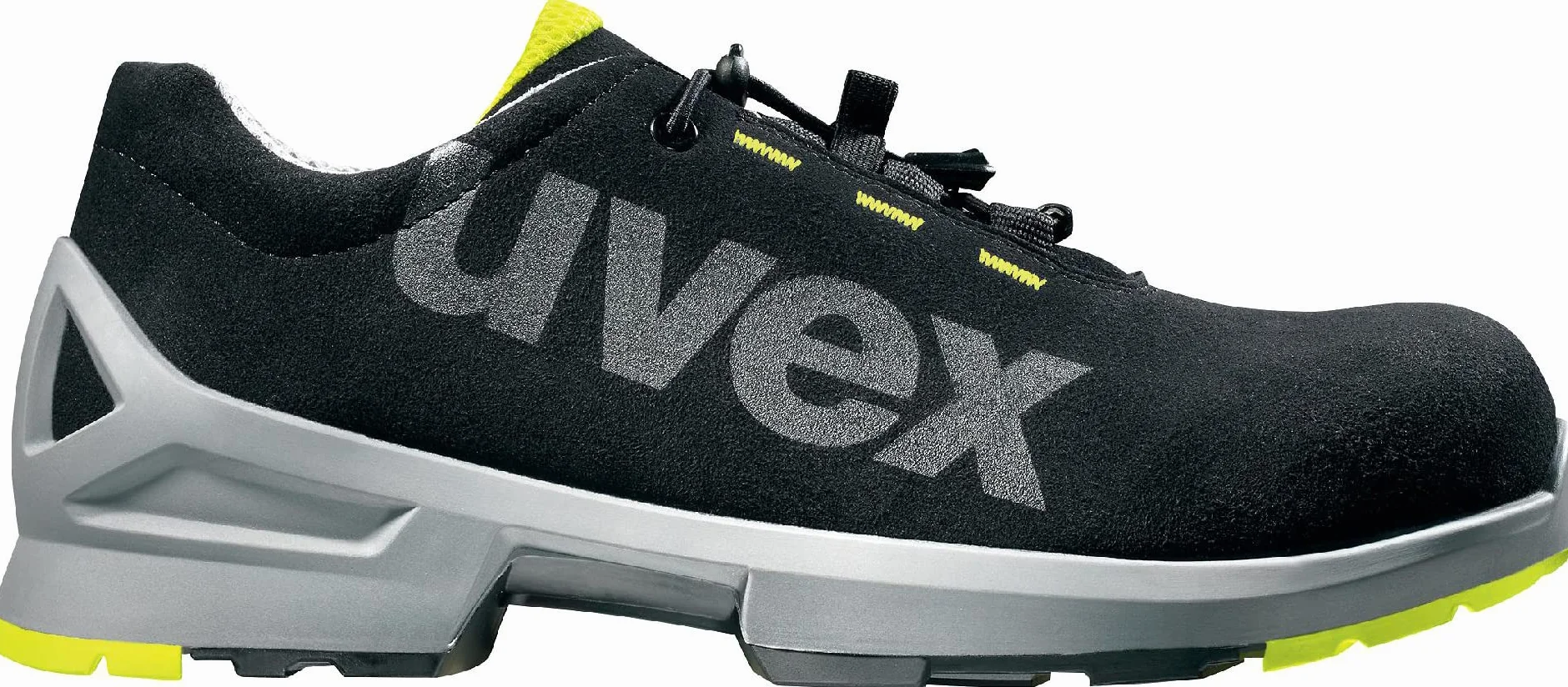 Uvex 8544838 niskie buty, S2, podeszwa PU W11, rozmiar 38, czarny/?ó?ty
