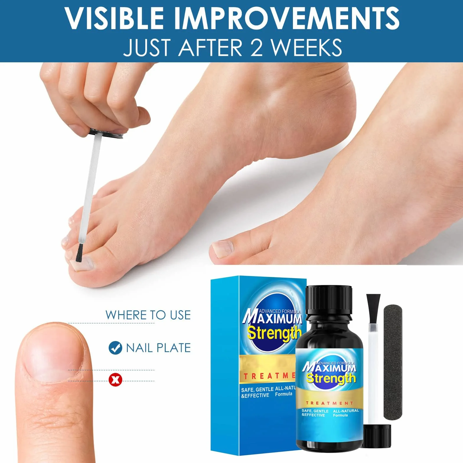 Easy to use, Suitable for use on feet 249 Fl Oz