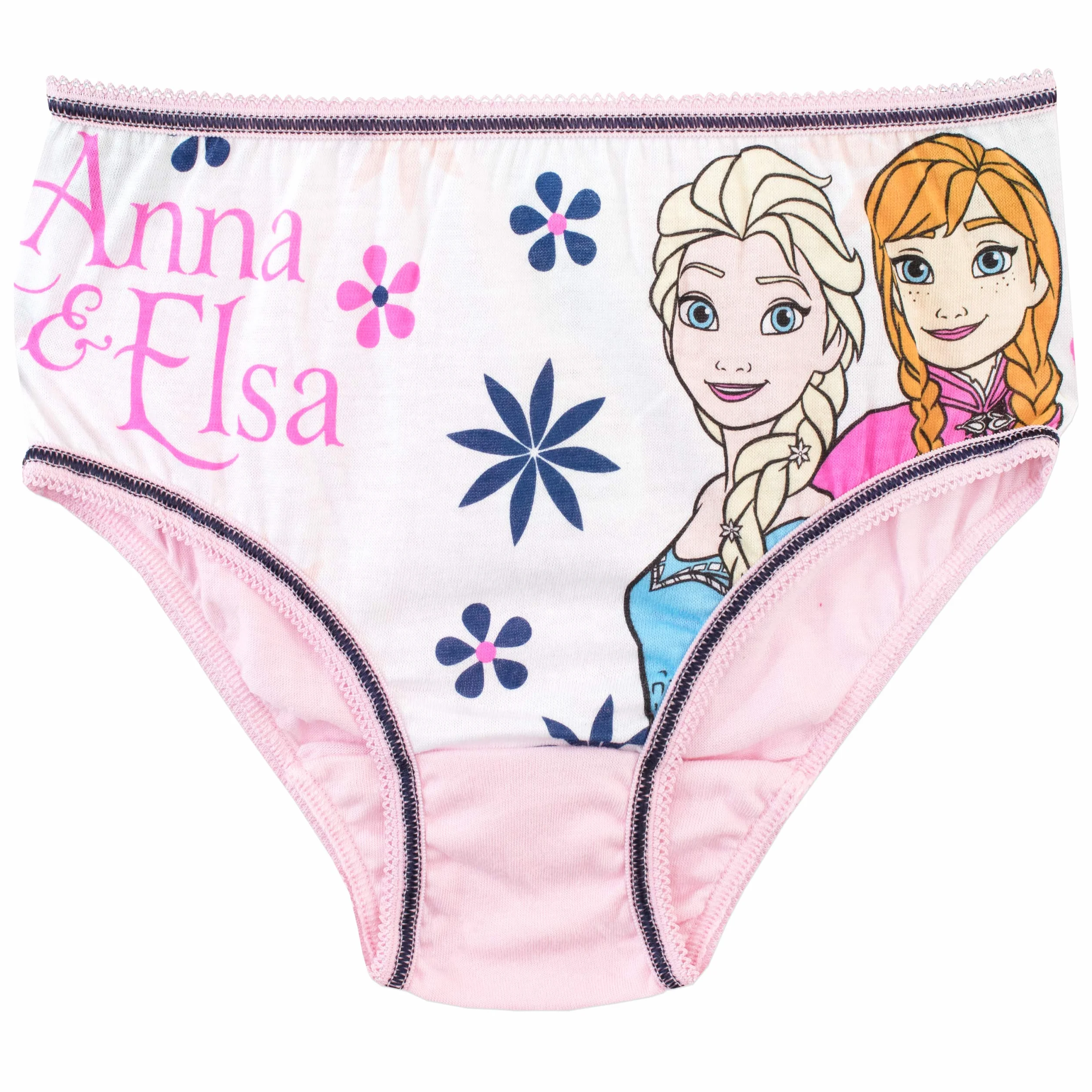 Disney Majtki dziewczęce | Frozen Slip Opakowanie 5 sztuk | Anna & Elsa