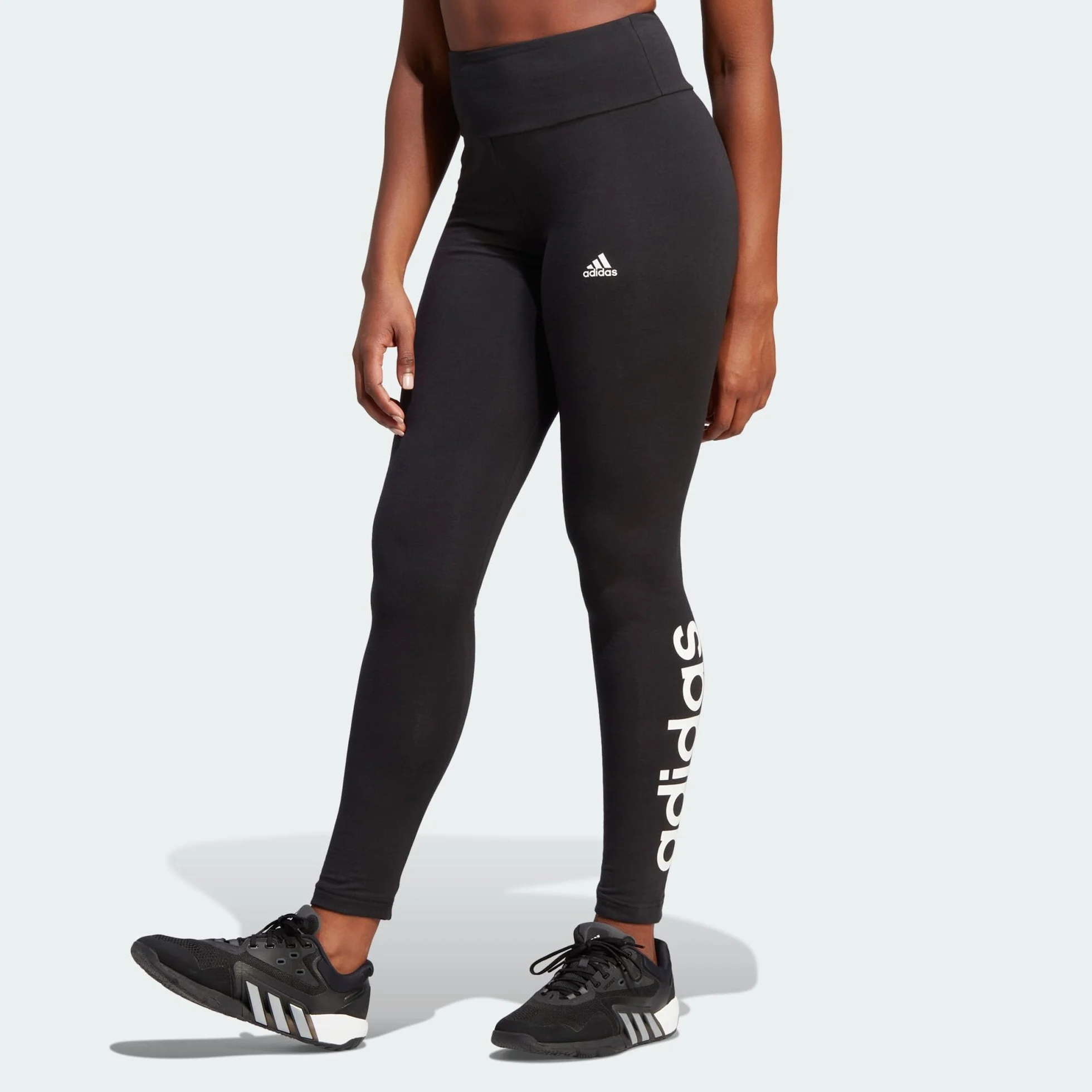 adidas Essentials High-waisted Logo Leggings - Rajstopy Kobiety