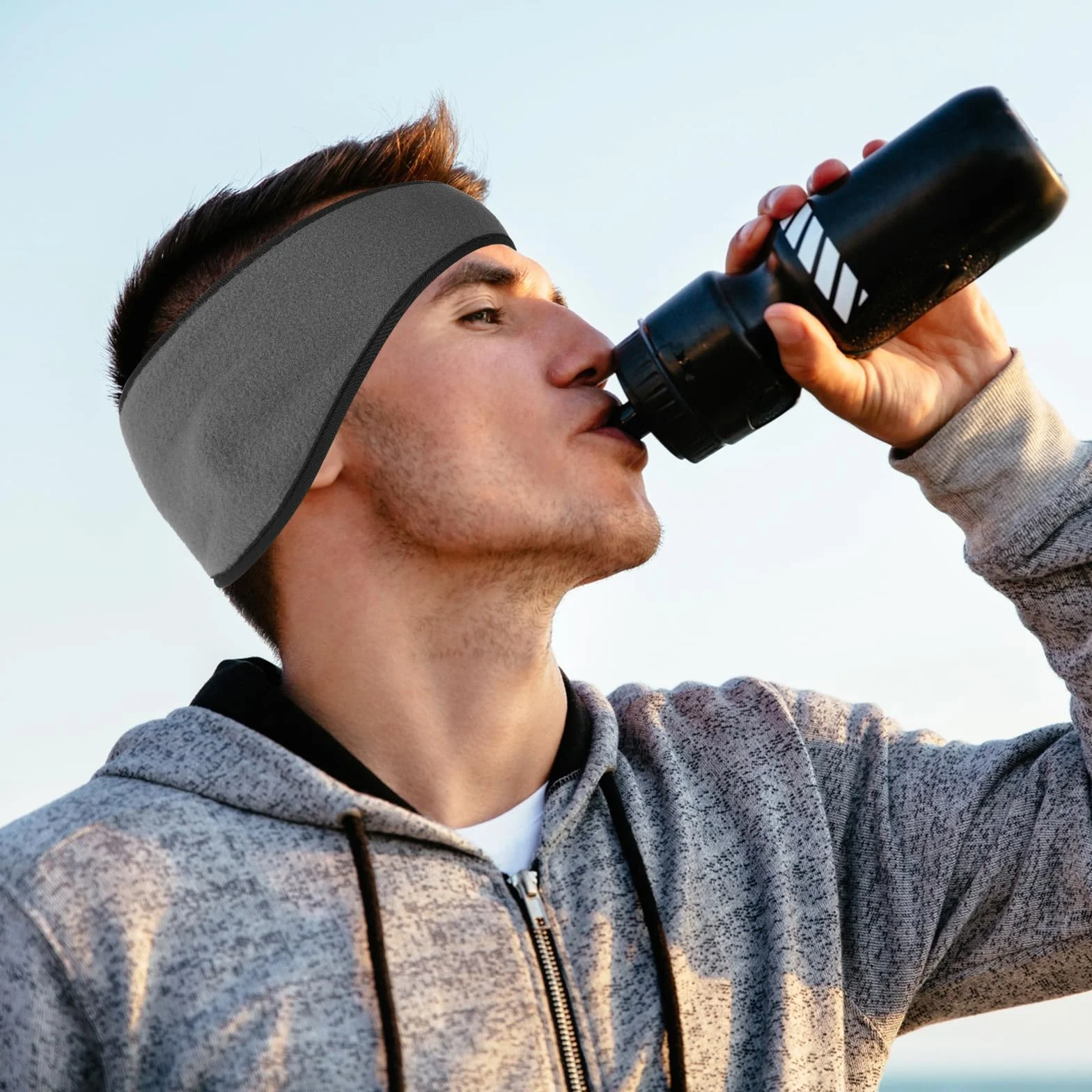 Sportowa opaska na czoło, ocieplacze na uszy dla kobiet i mężczyzn, ocieplacze na uszy, ciepła zima, sportowa opaska na czoło do biegania, biegania, wędrówek, jogi, jazdy na nartach